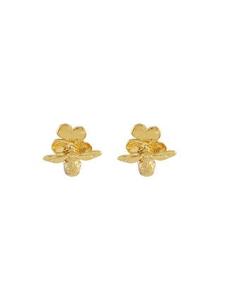 Forget Me Not Stud Earrings with Itsy Bitsy Bee