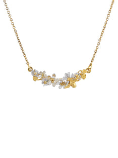 In-Line Garden Gathering Necklace with Itsy Bitsy Bee