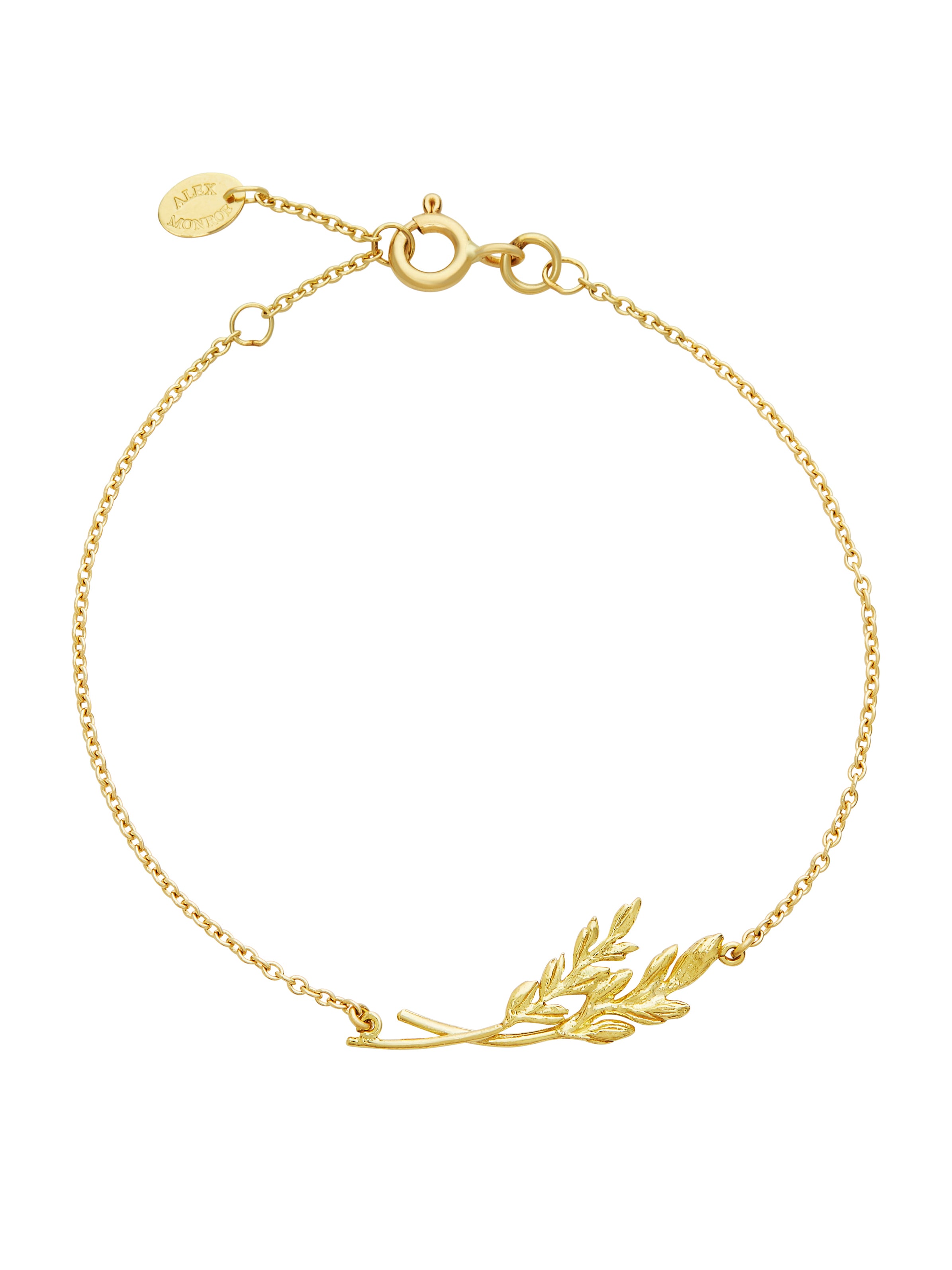 Inline Wheatsheaf Bracelet - image 1 | 18ct yellow gold