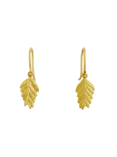 Woodland Grass Hook Drop Earrings
