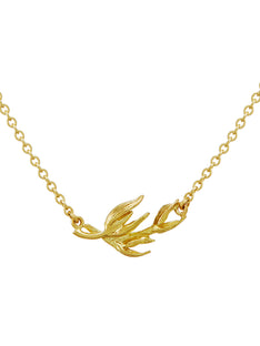 Inline Flyaway Oat Seed Necklace
