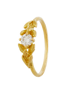 Wild Grass Union Ring with 0.25ct Diamond