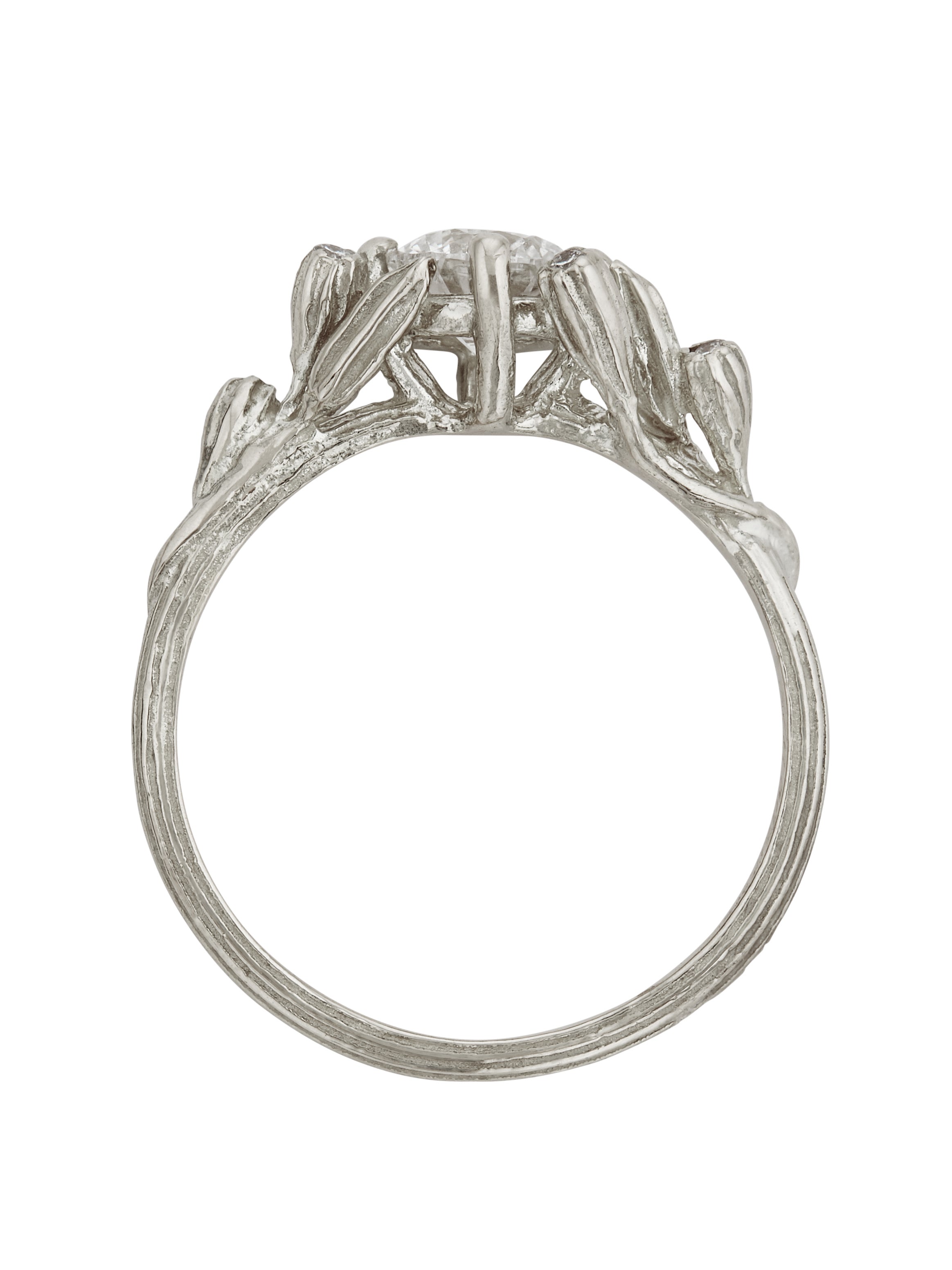 Harvest Seed Ring with 0.7ct Central Diamond - image 8 | 18ct white gold