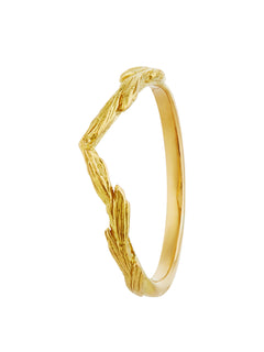Wild Grass Wishbone Ring