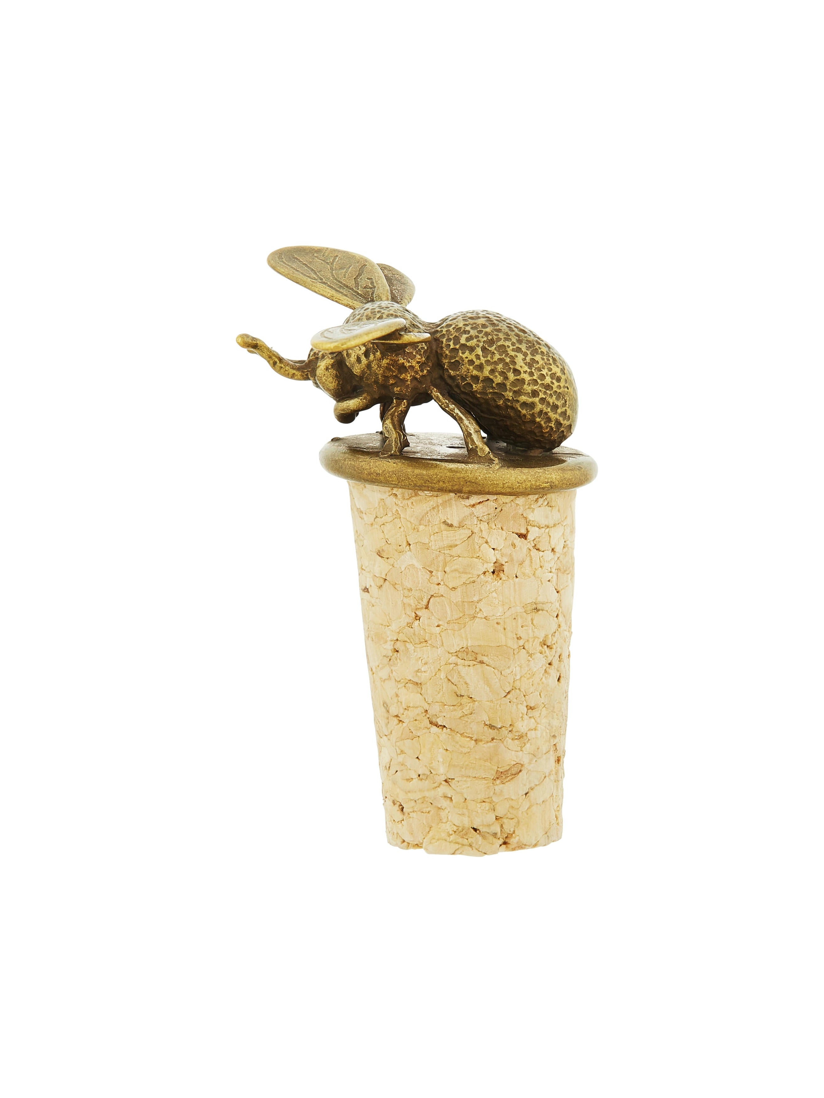 Bee Bottle Stopper - image 4 | brass 