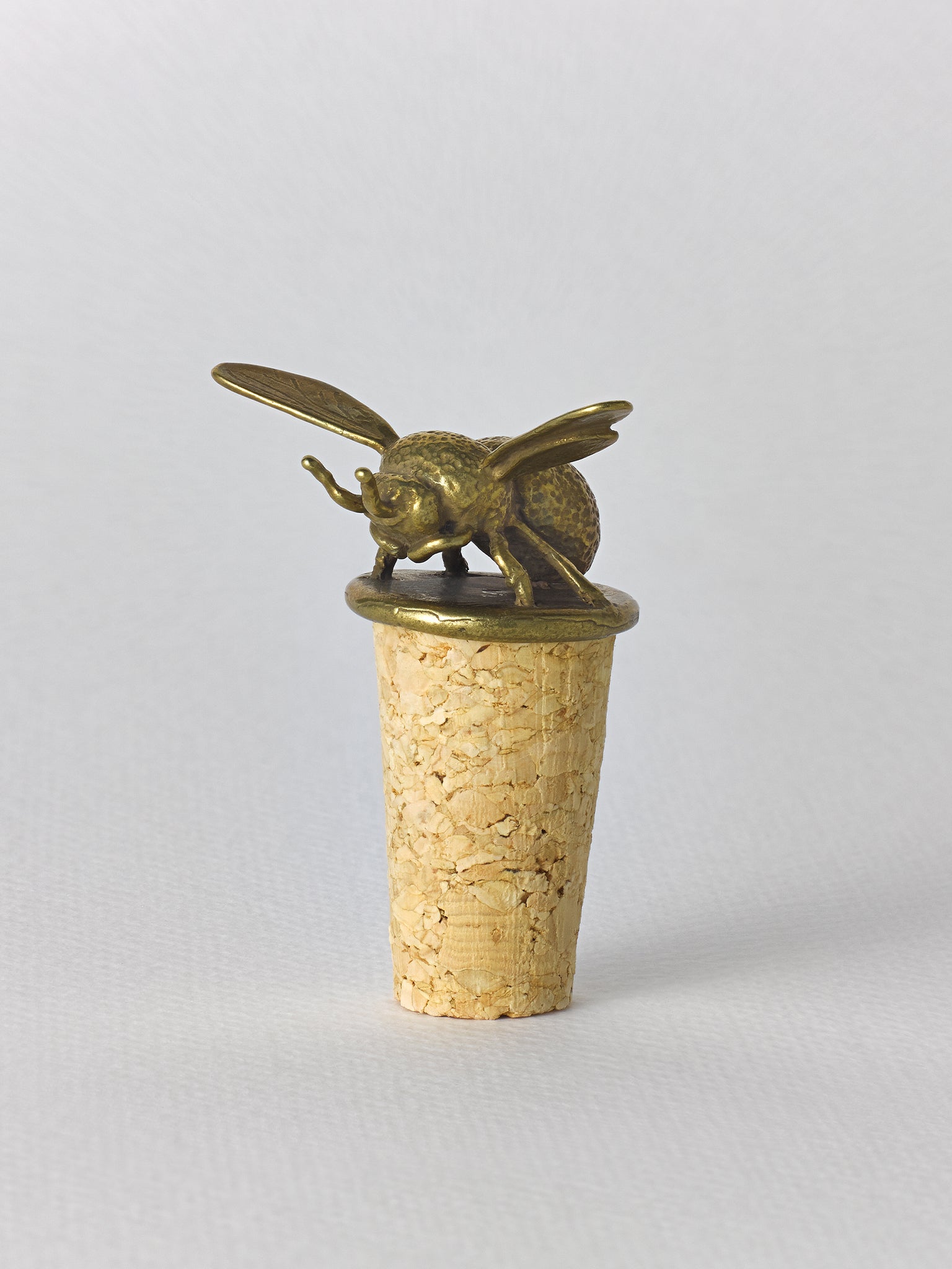 Bee Bottle Stopper - image 3 | brass 