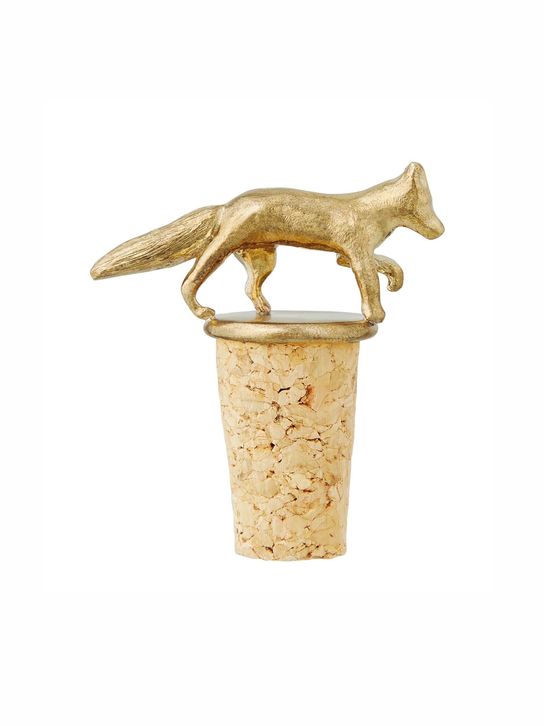 Fox Bottle Stopper - image 1 | brass 