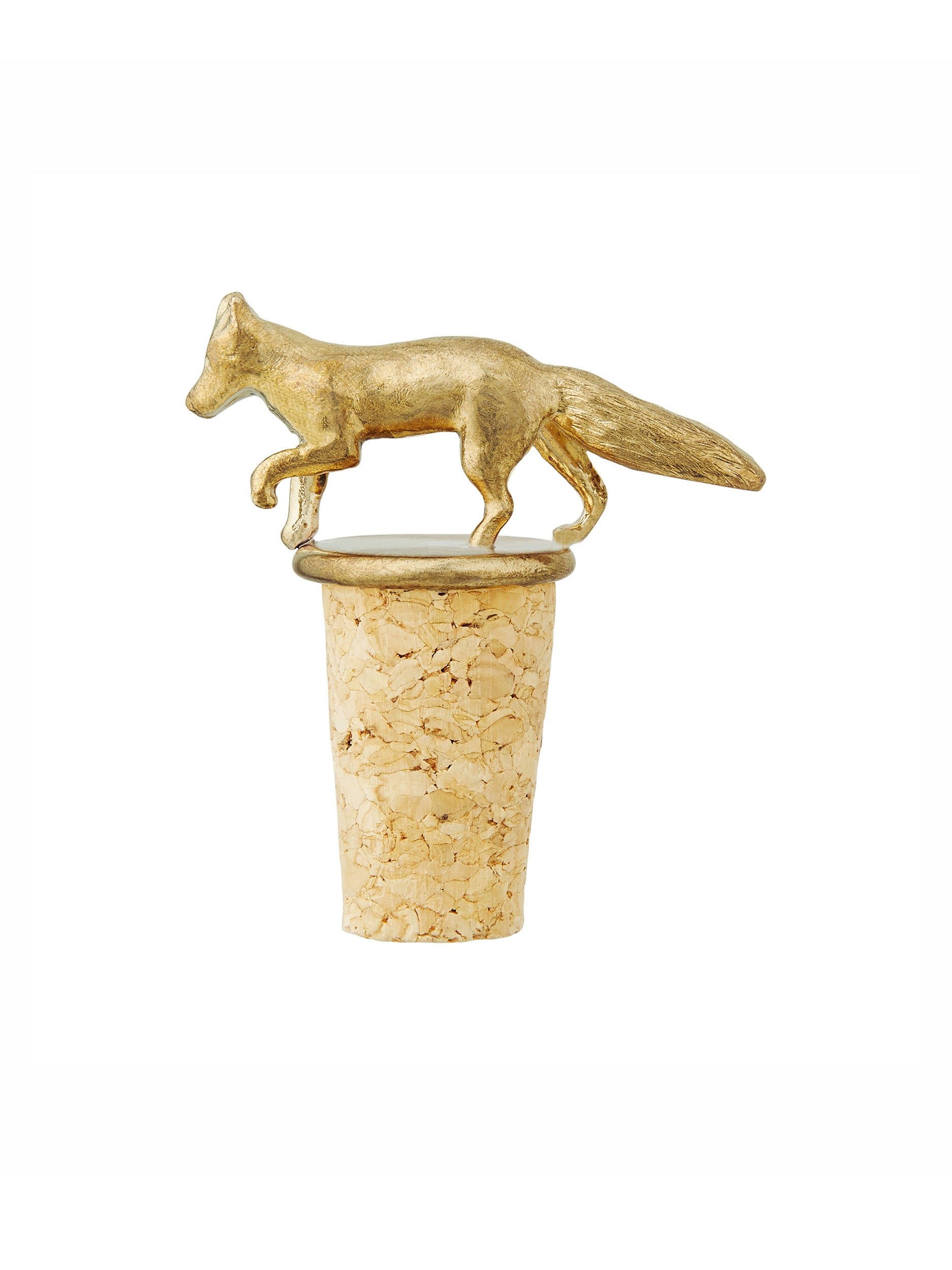Fox Bottle Stopper - image 4 | brass 