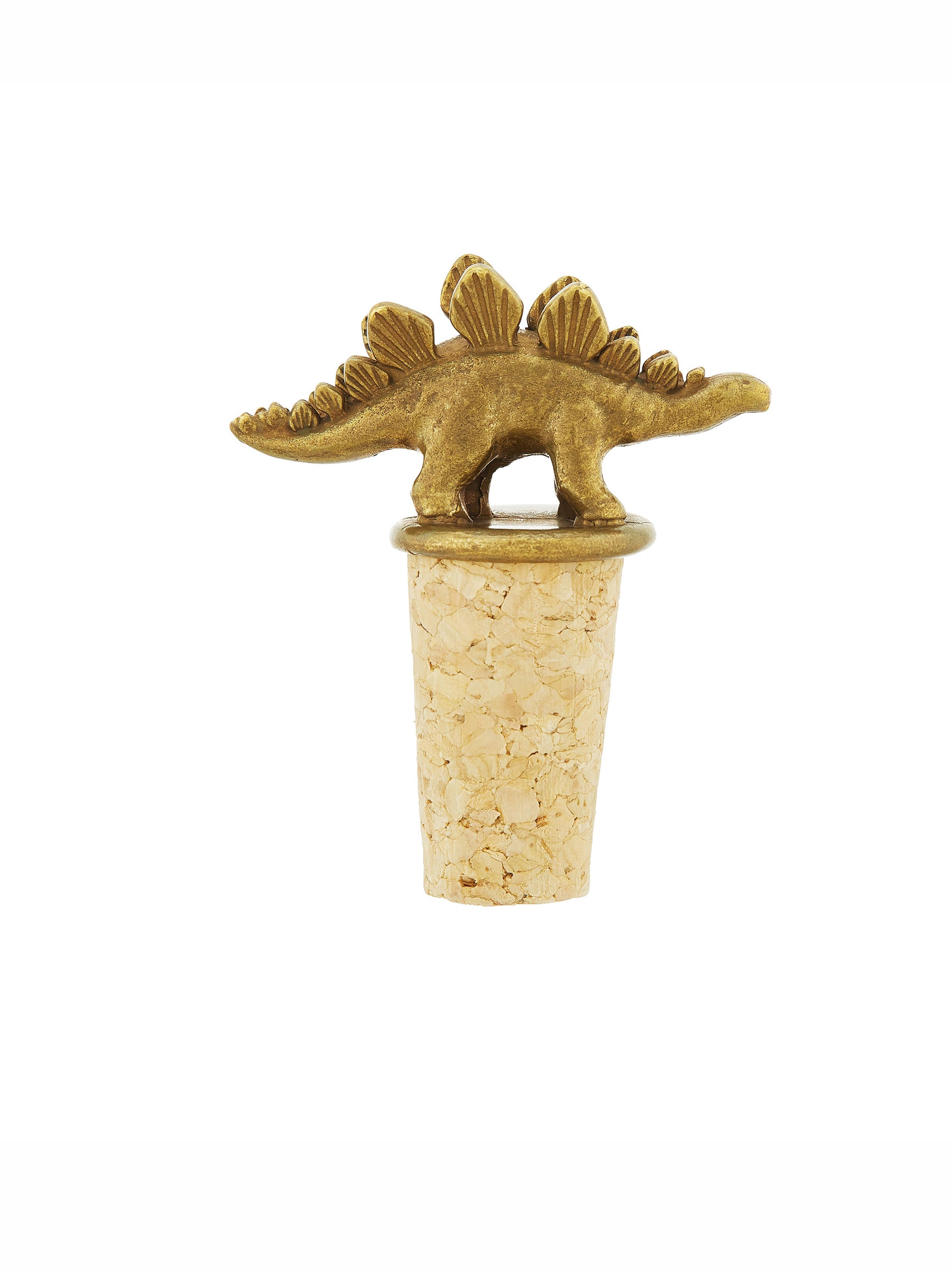 Stegosaurus Bottle Stopper - image 1 | silver