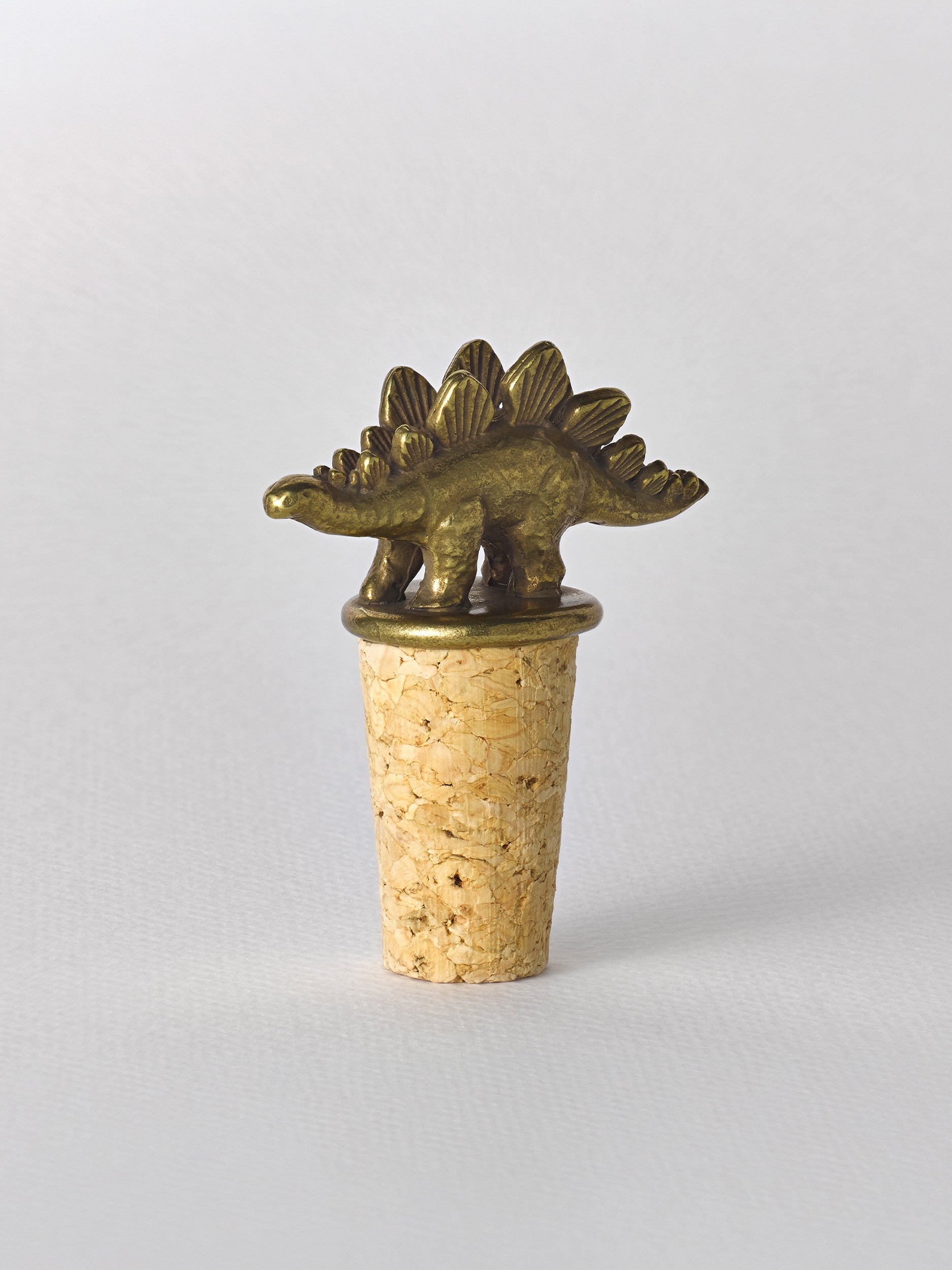 Stegosaurus Bottle Stopper - image 3 | silver