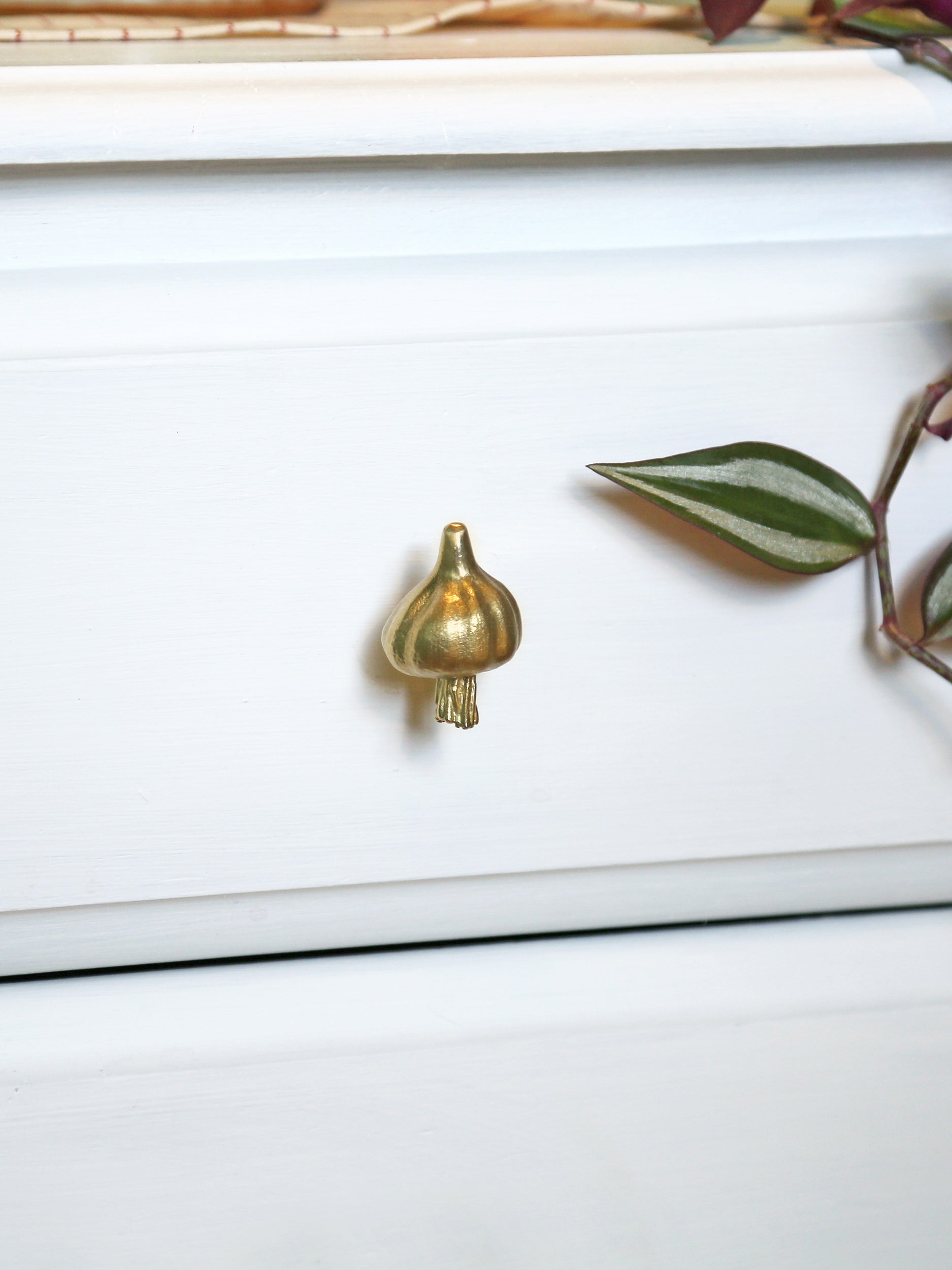 Garlic Brass Drawer Handle - image 2