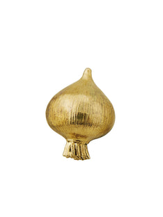 Onion Brass Drawer Handle