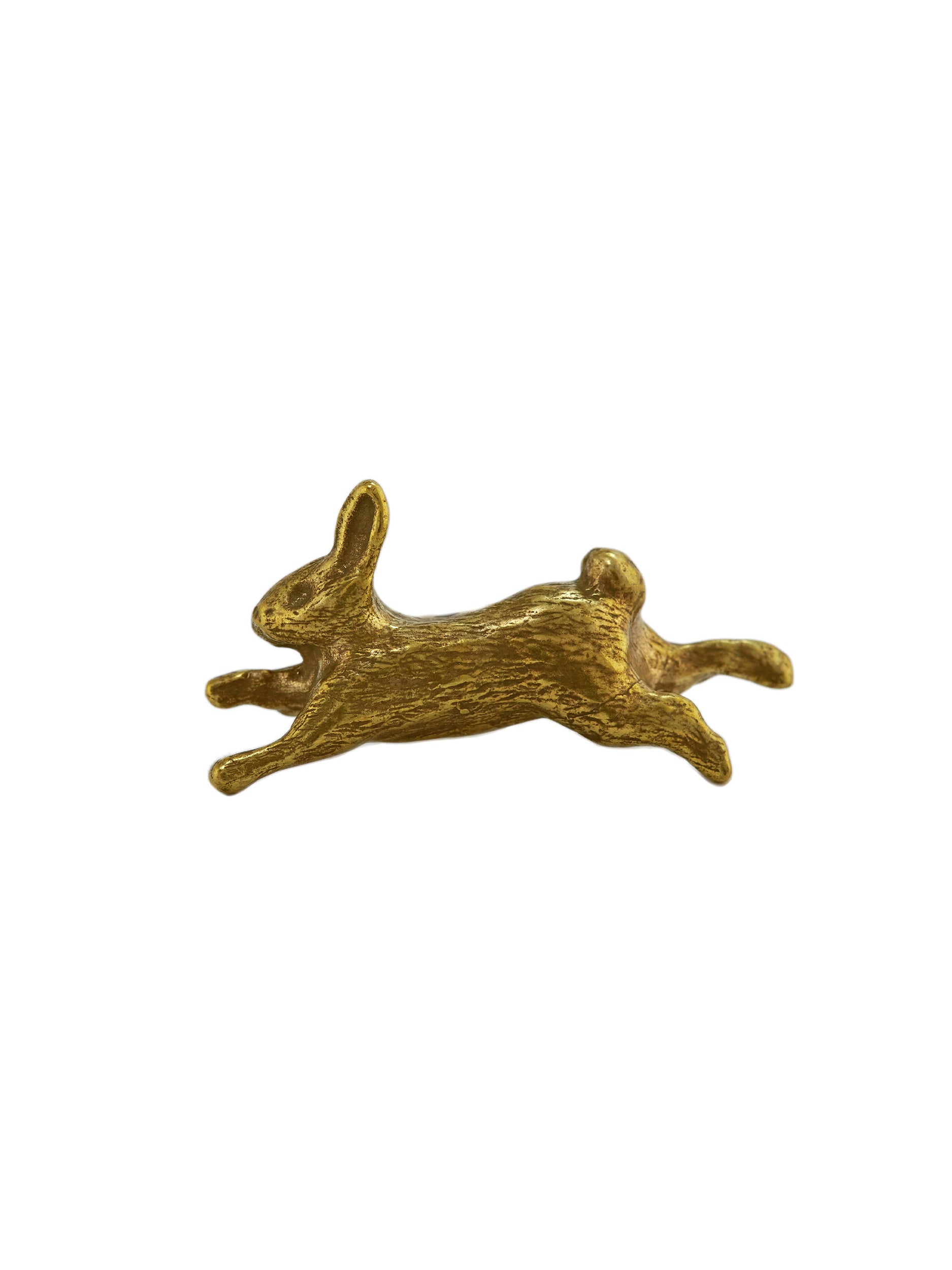 Leaping Rabbit Drawer Handle - image 1 | brass 