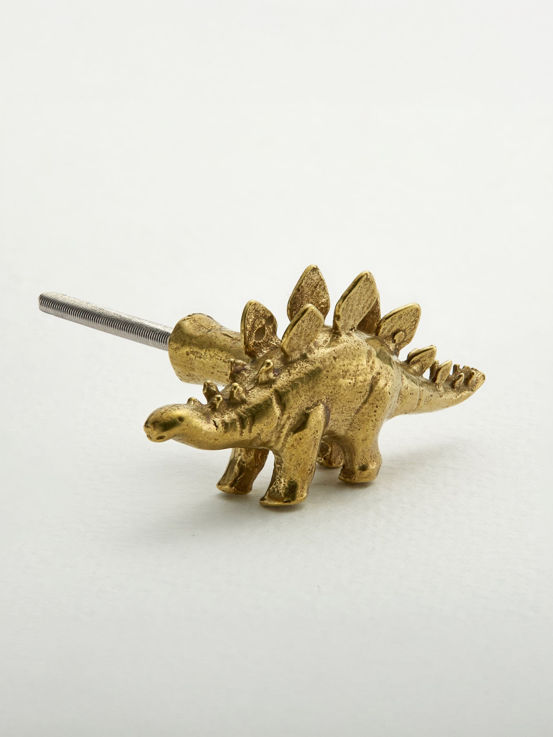 Stegosaurus Drawer Handle - image 3 | silver