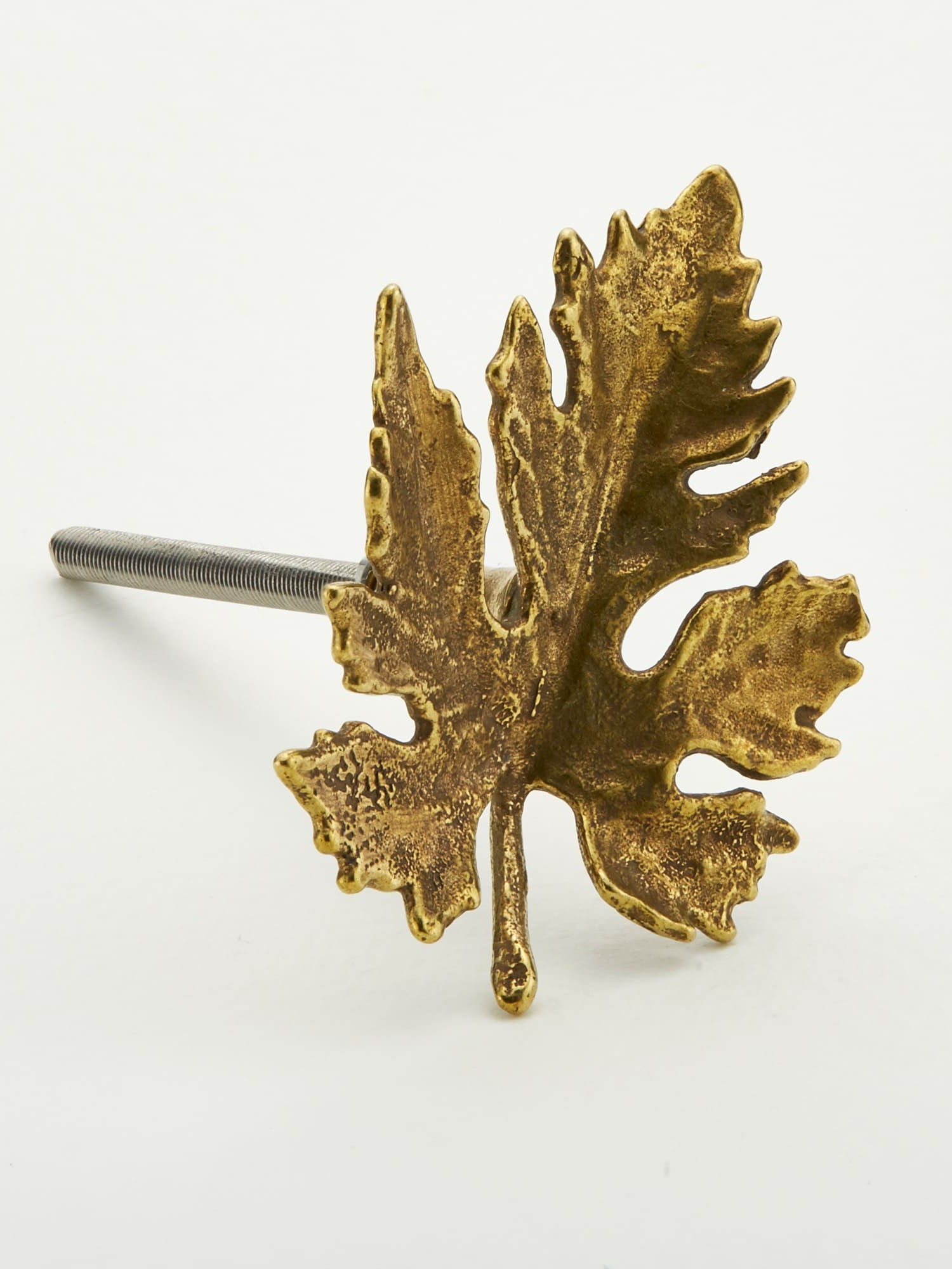 Vine Leaf Drawer Handle - image 3 | brass 