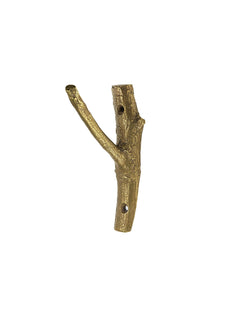 Elm Tree Deep Brass Hook
