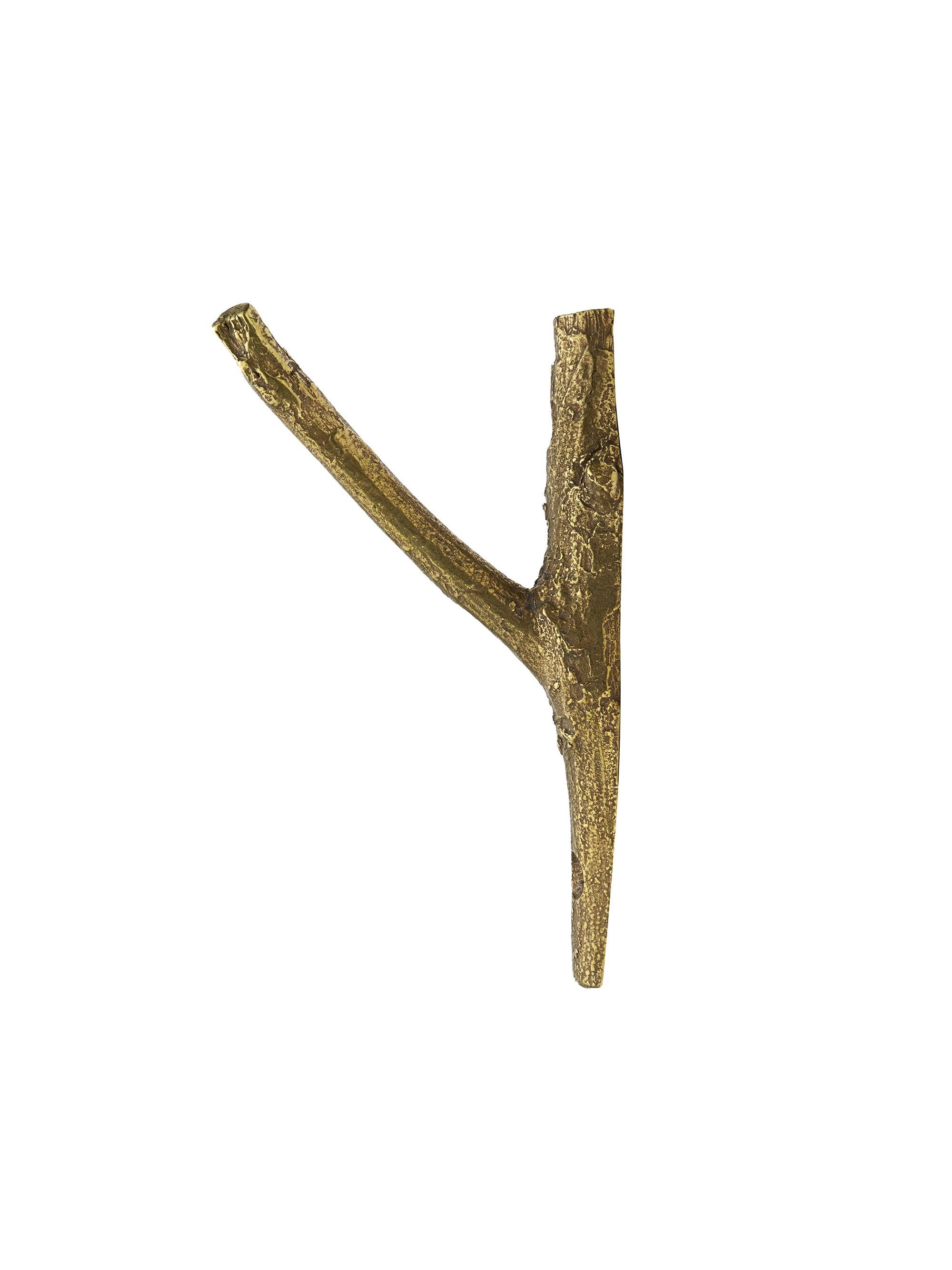 Elm Tree Deep Brass Hook