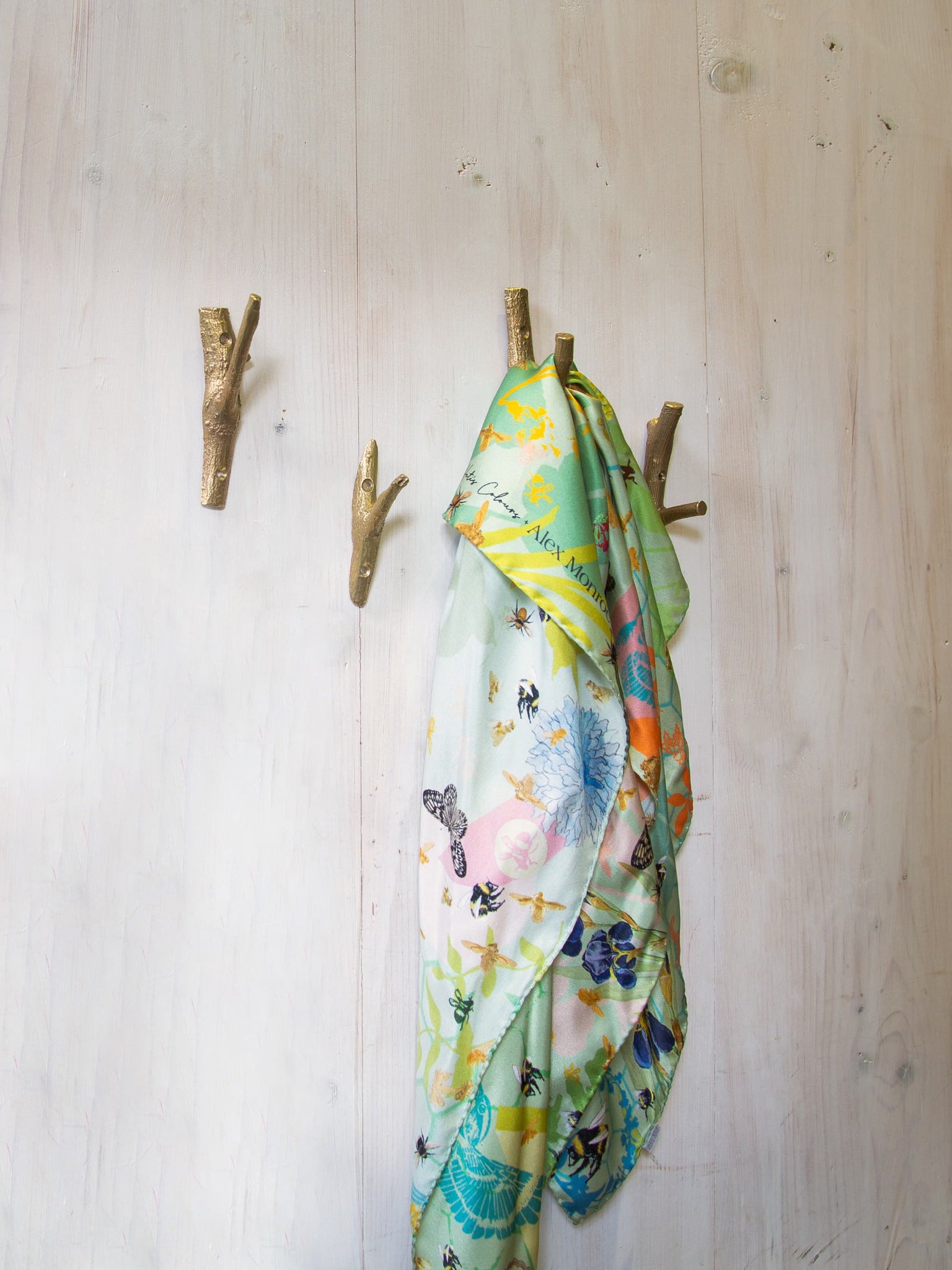 Elm Tree Deep Brass Hook
