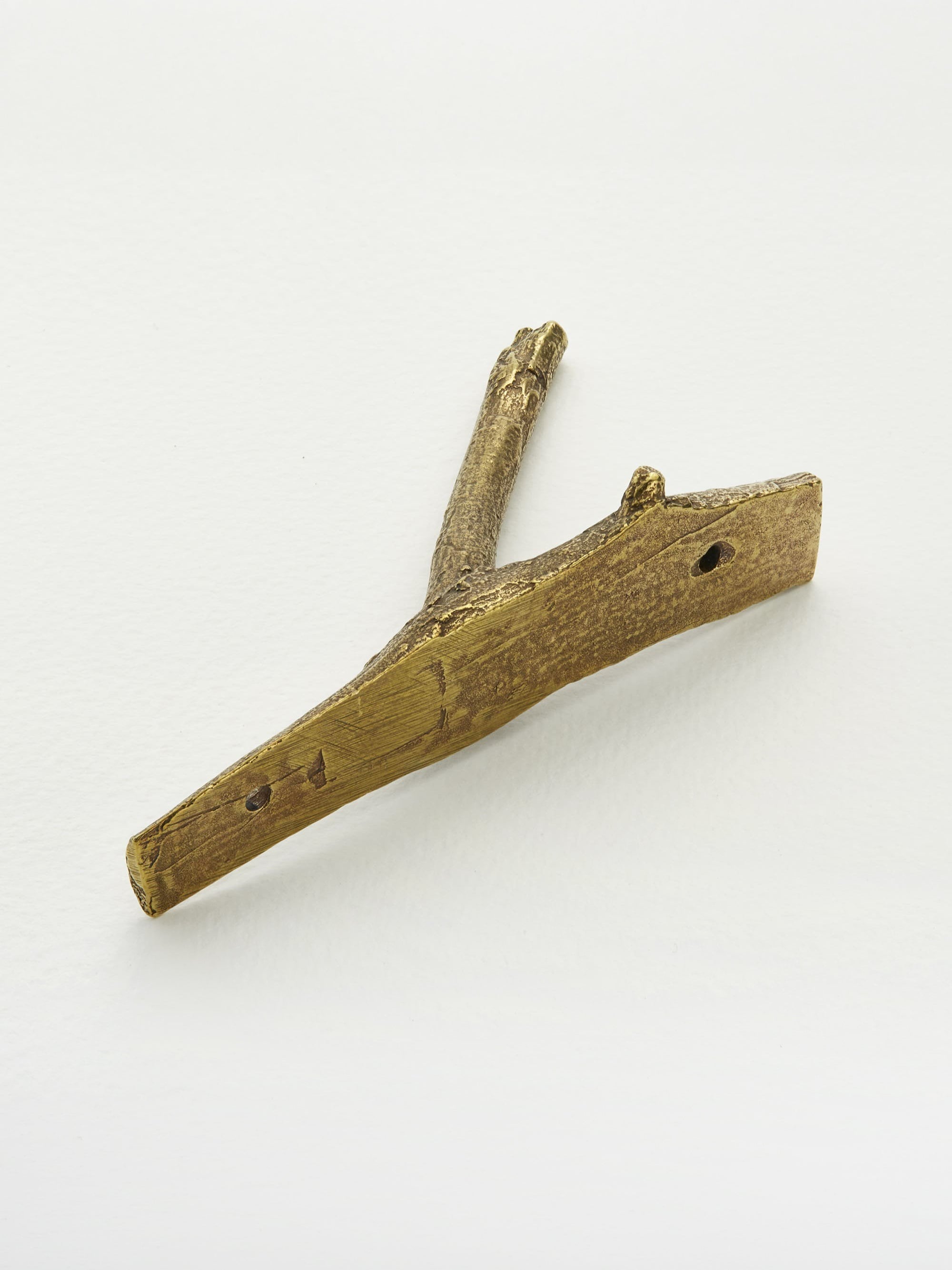 Elm Tree Deep Brass Hook