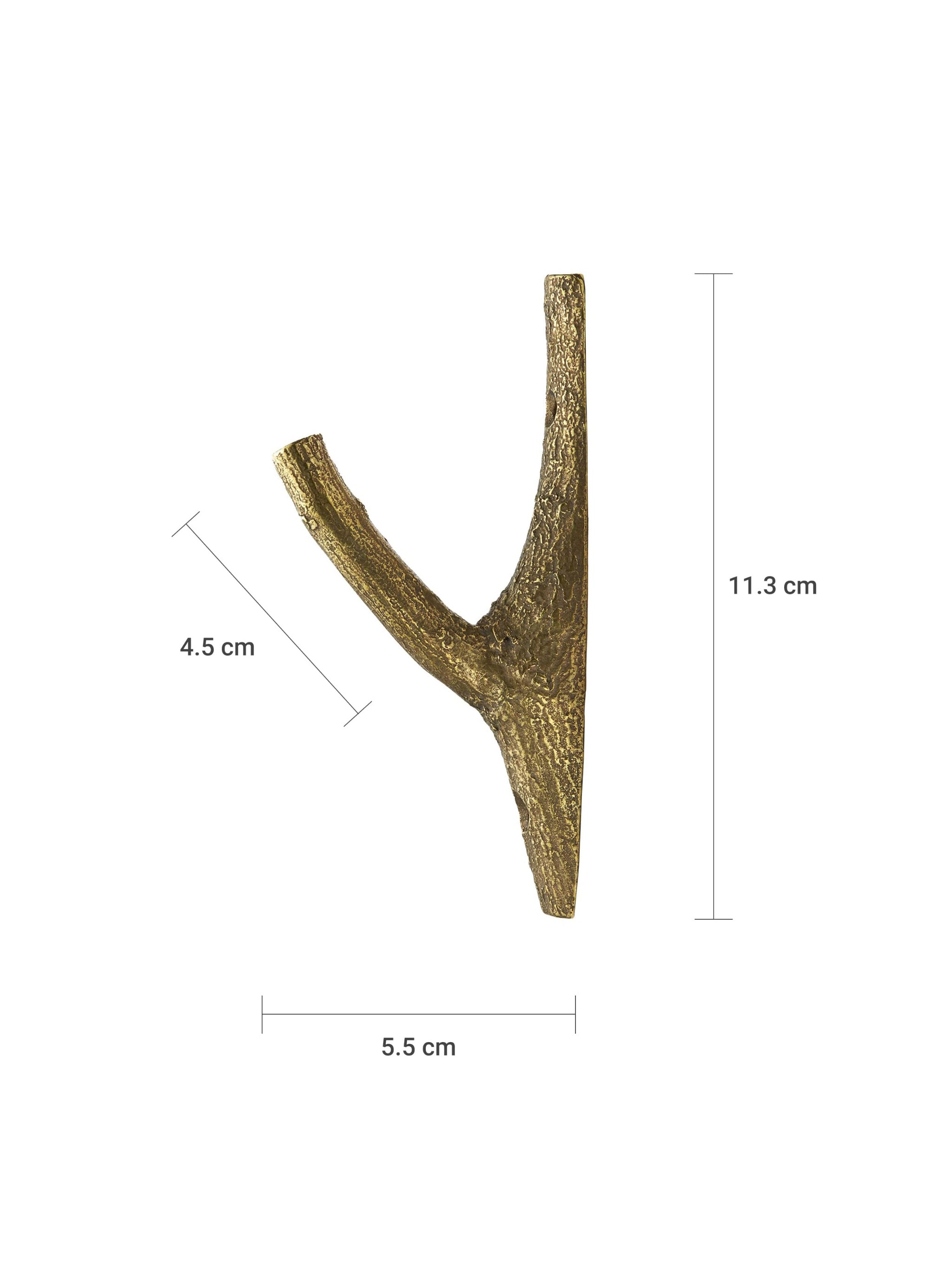 Oak Tree Heavy Brass Hook