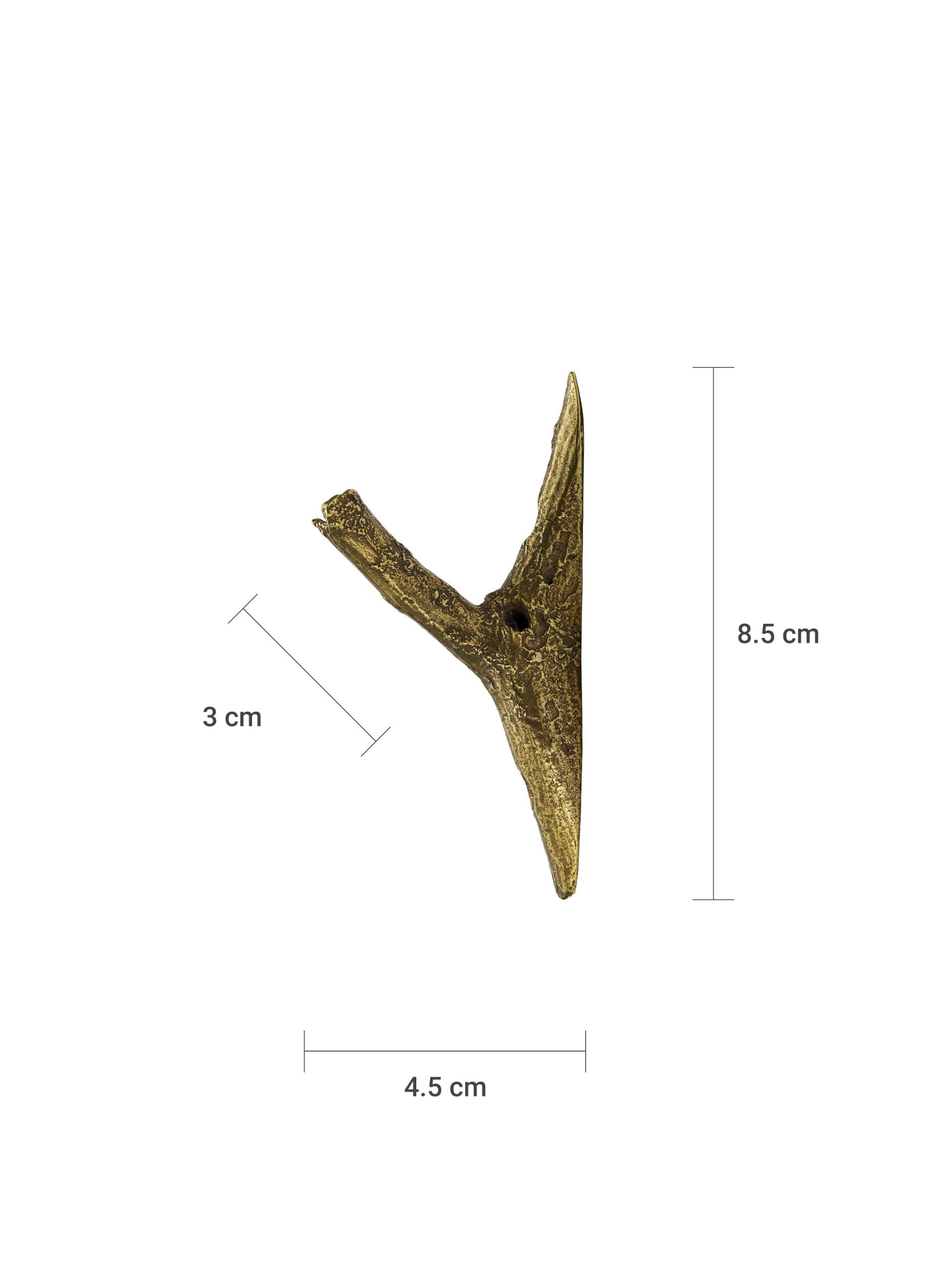 Willow Tree Small Brass Hook