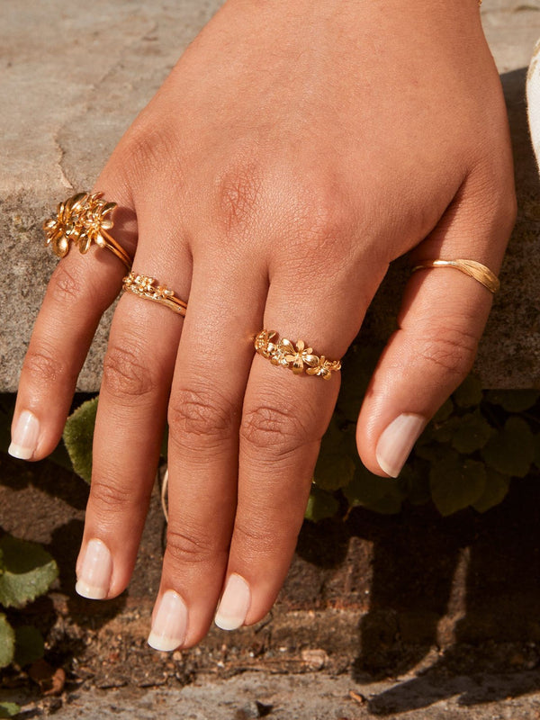 Sprouting Rosette Ring