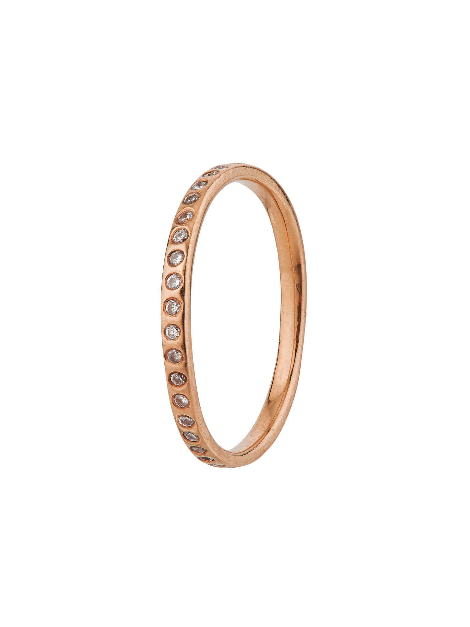 Diamond Wave Eternity Band - image 8 | 18ct rose gold