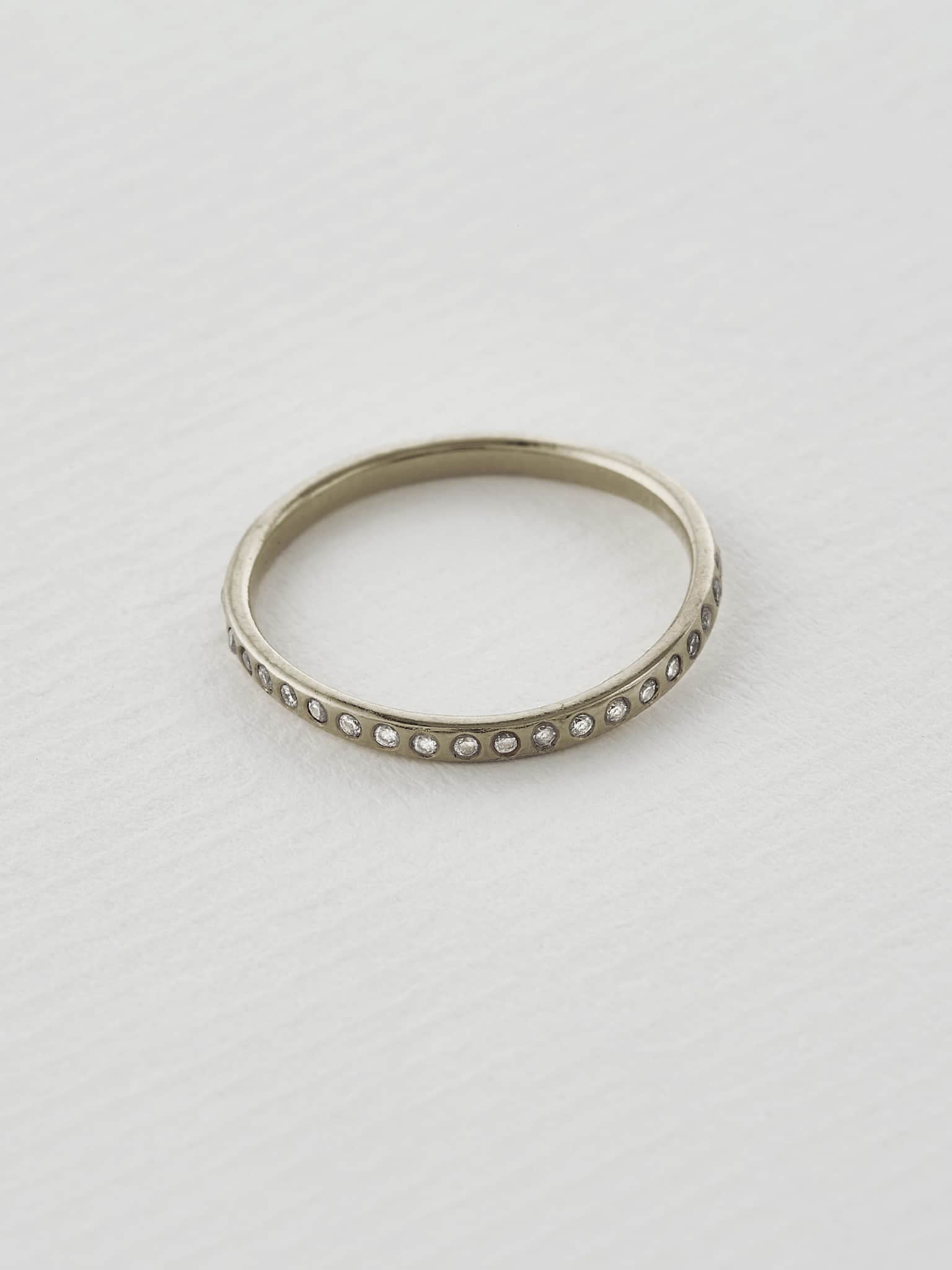 Diamond Wave Eternity Band - image 7 | 18ct white gold