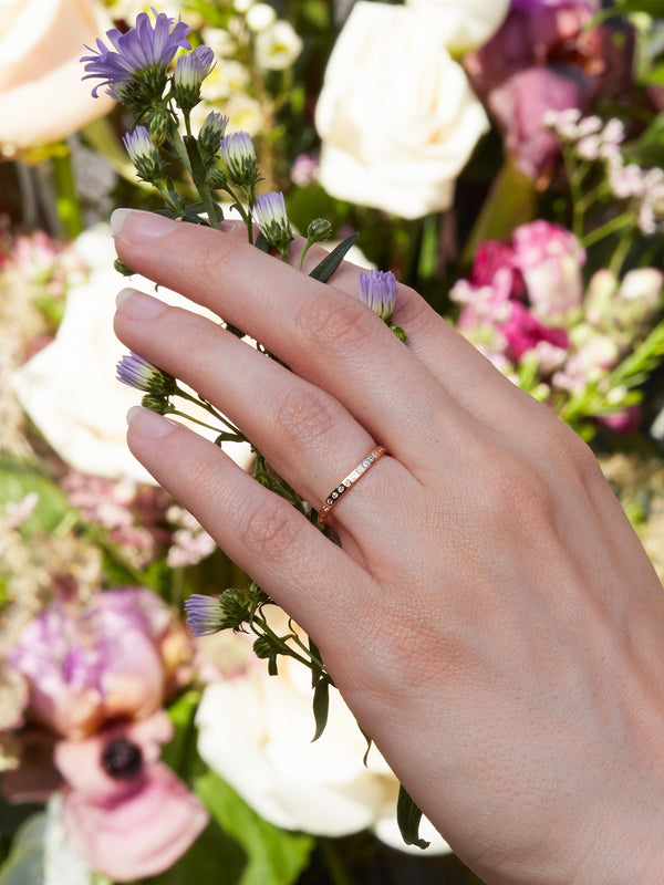 Diamond Wave Eternity Band