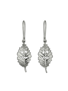 Spooky Beech Leaf Hook Earrings