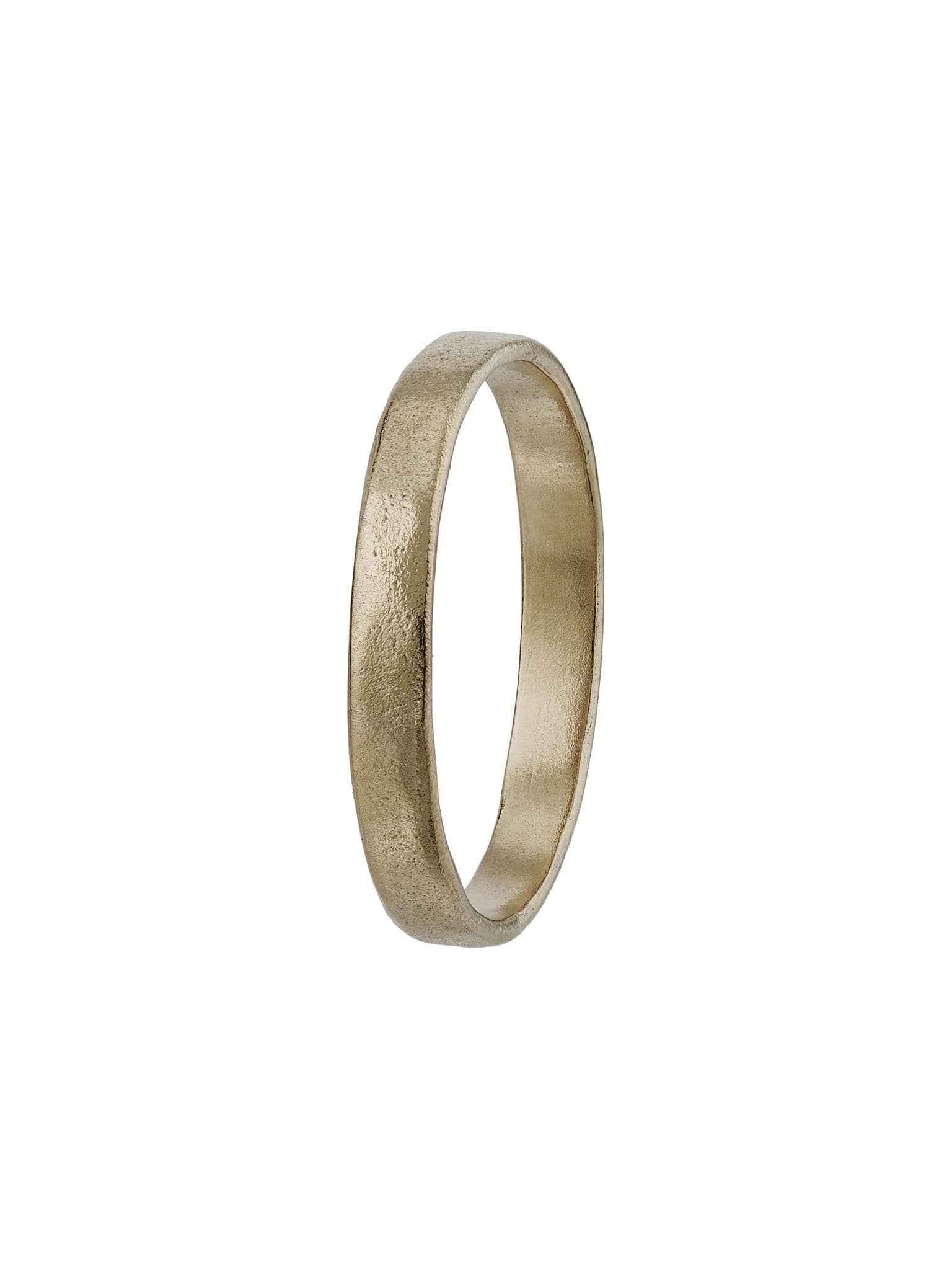 2.6 mm Hammered Band - image 4 | 18ct white gold