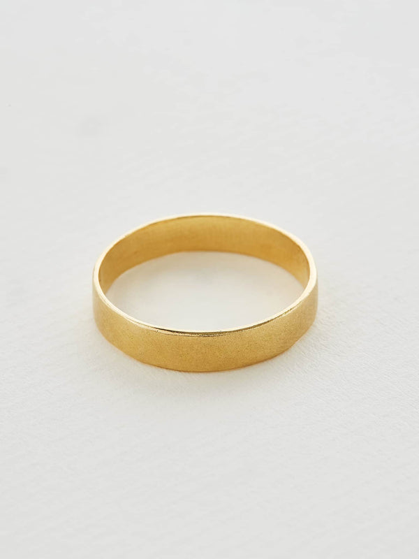 4 mm Hammered Band