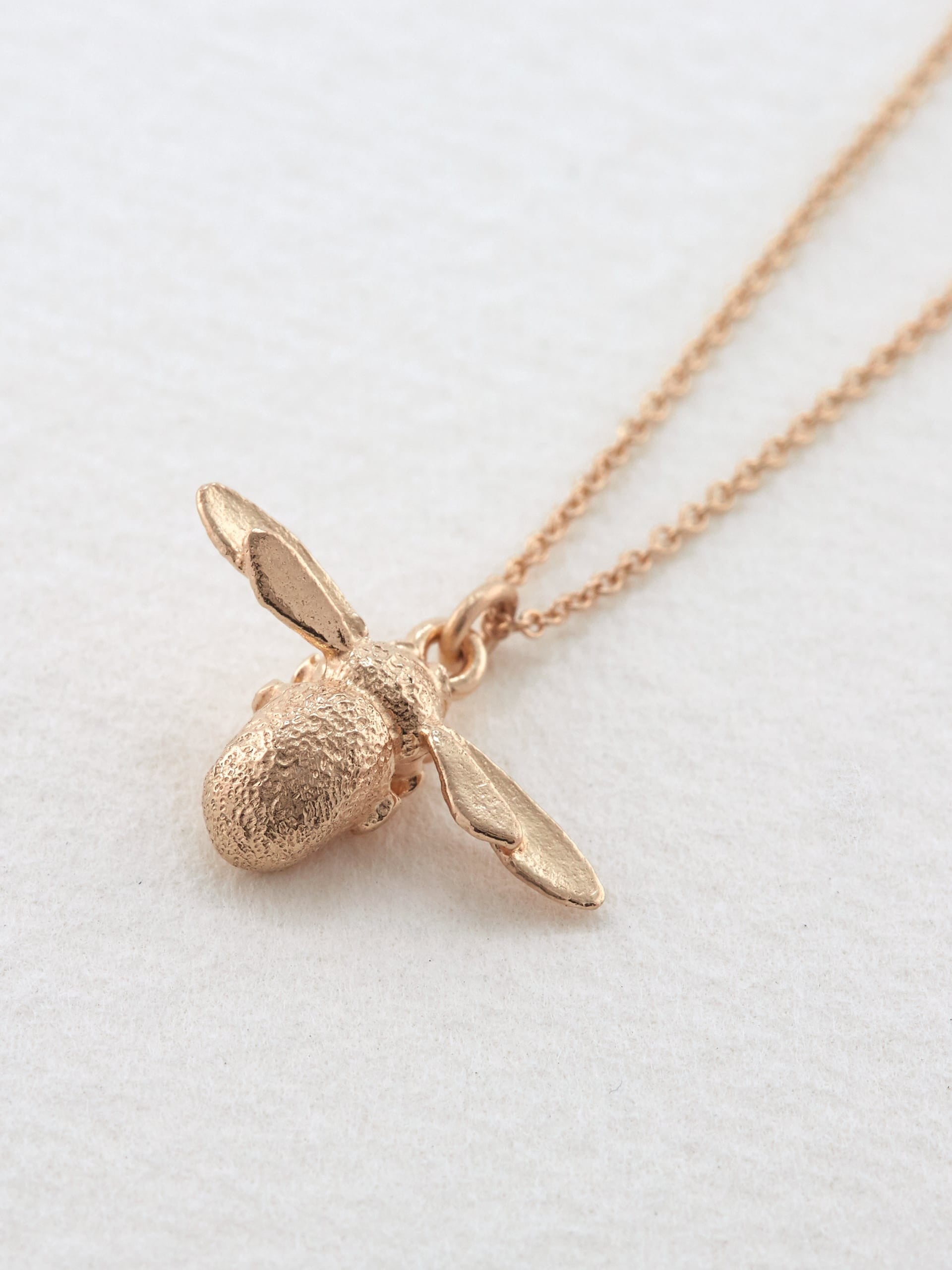 18ct Inbetweeny Bee Necklace - image 9 | 18ct rose gold