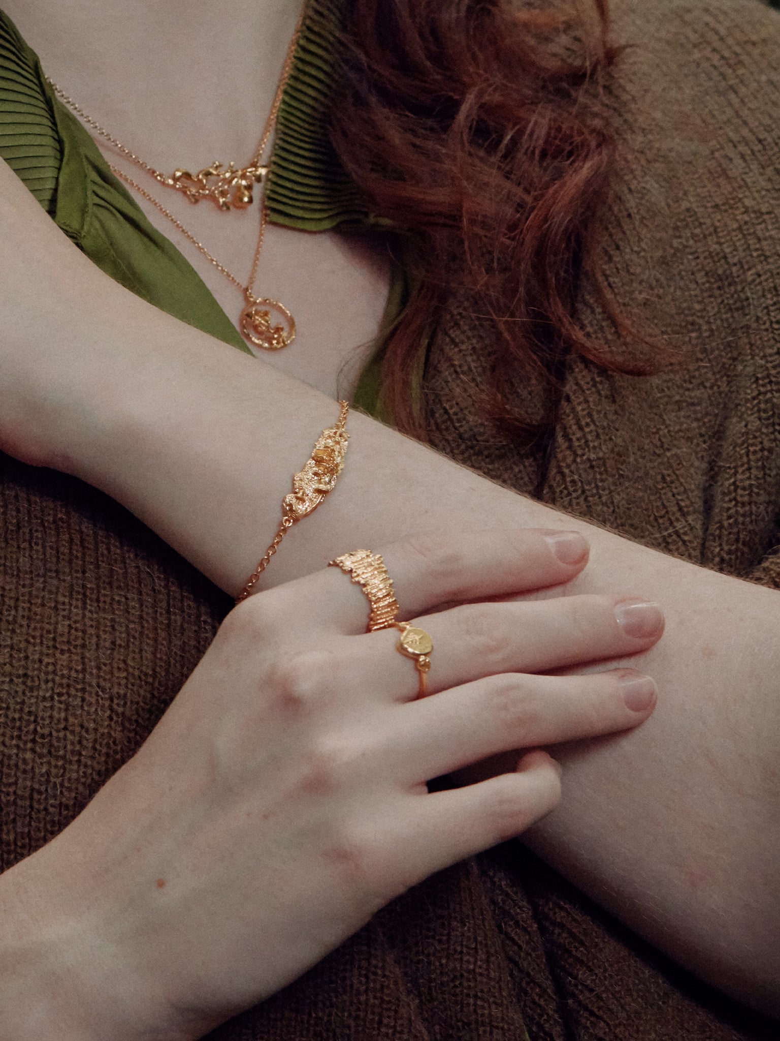 Woodland Bark Inline ID Bracelet - image 2