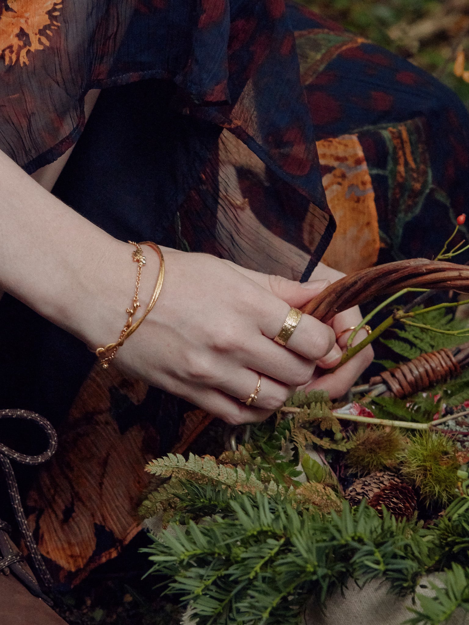 Woodland Exploration Inline Bracelet with Squirrel & Mouse - image 2