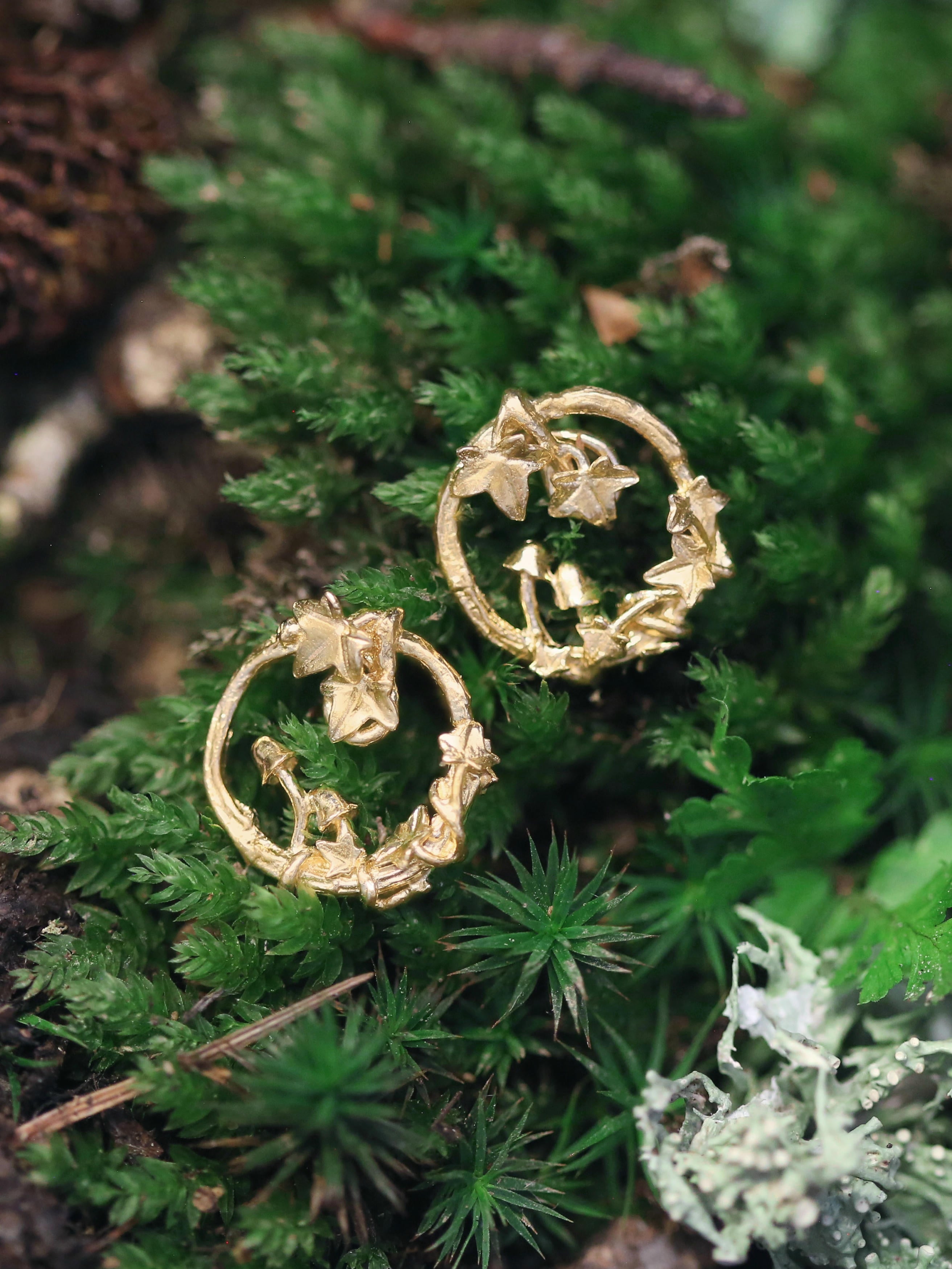 Woodland Loop Stud Earrings - image 3