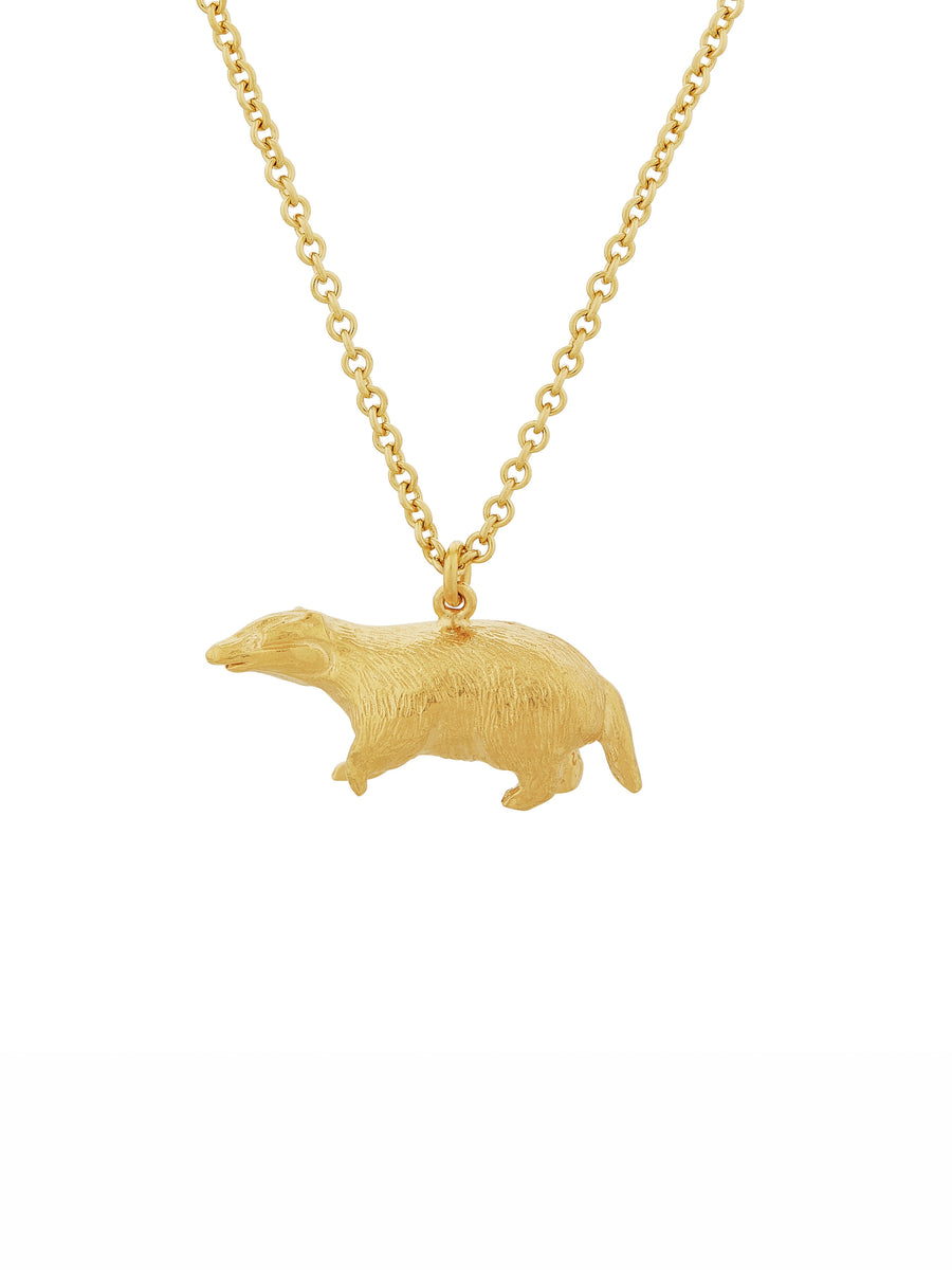 Foraging Badger Necklace