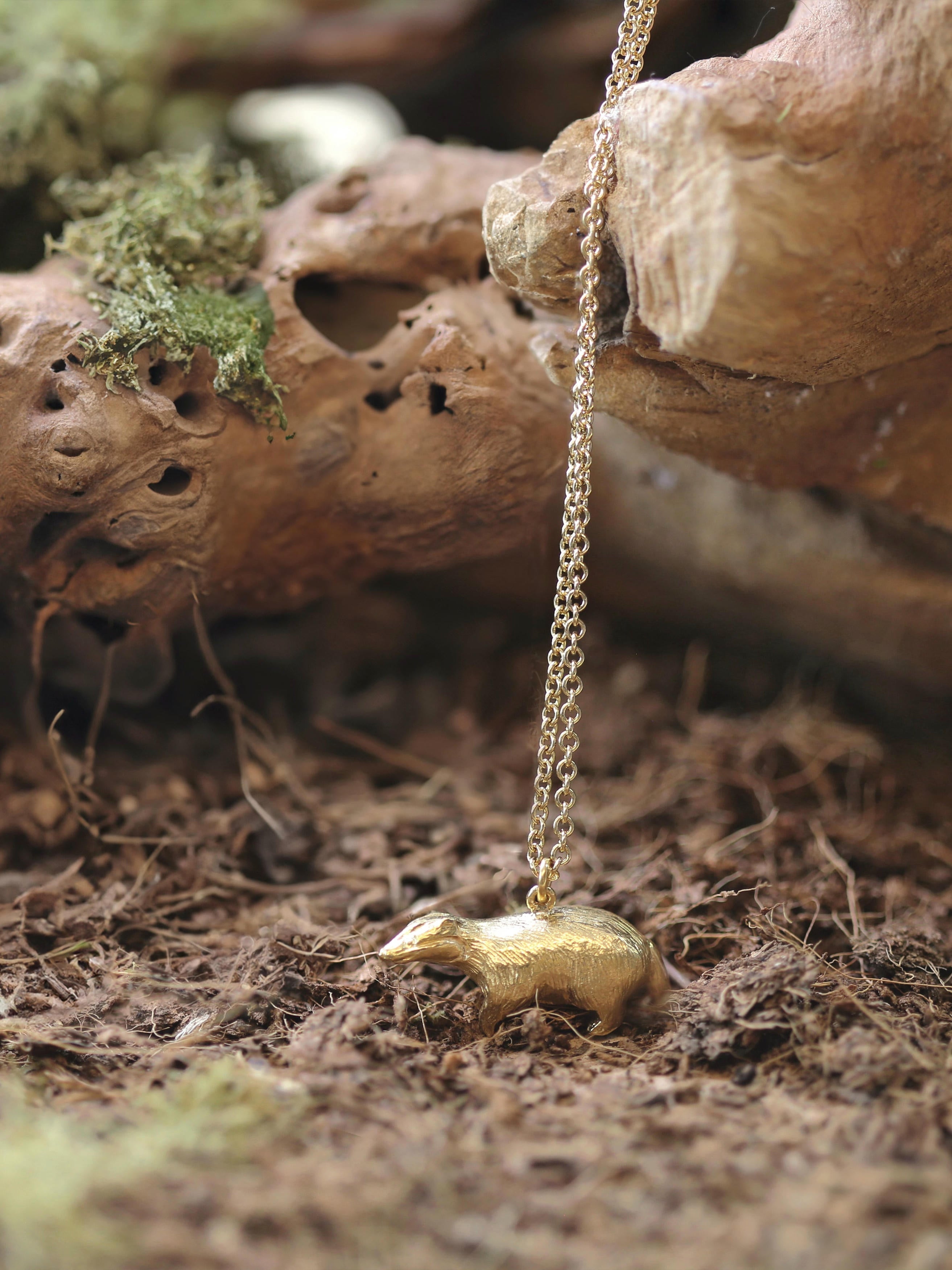 Foraging Badger Necklace - image 3
