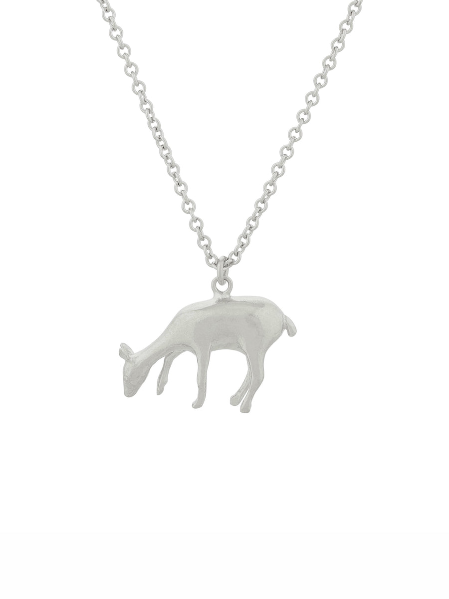 Grazing Doe Necklace