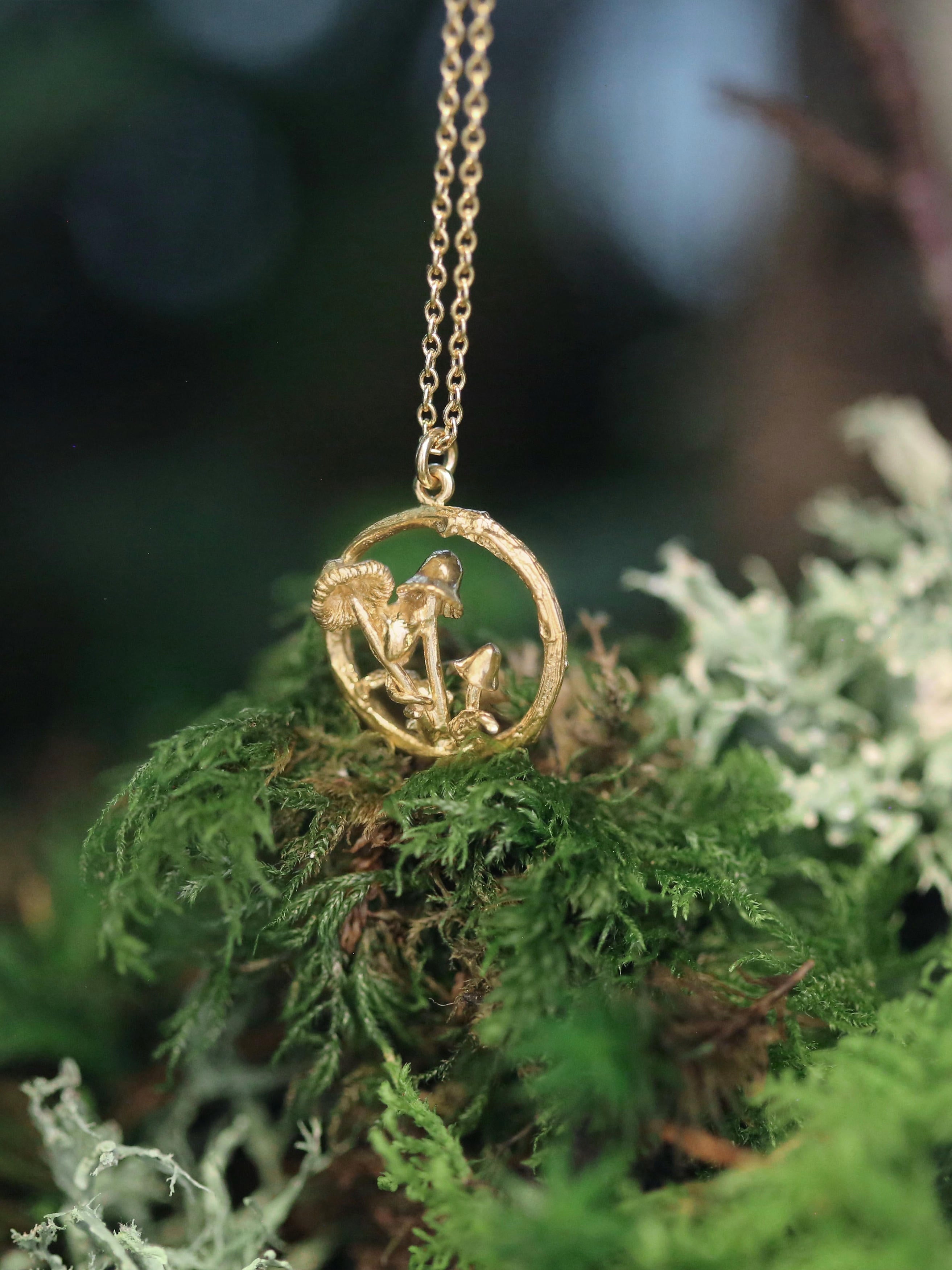 Mushroom Patch Loop Necklace - image 3