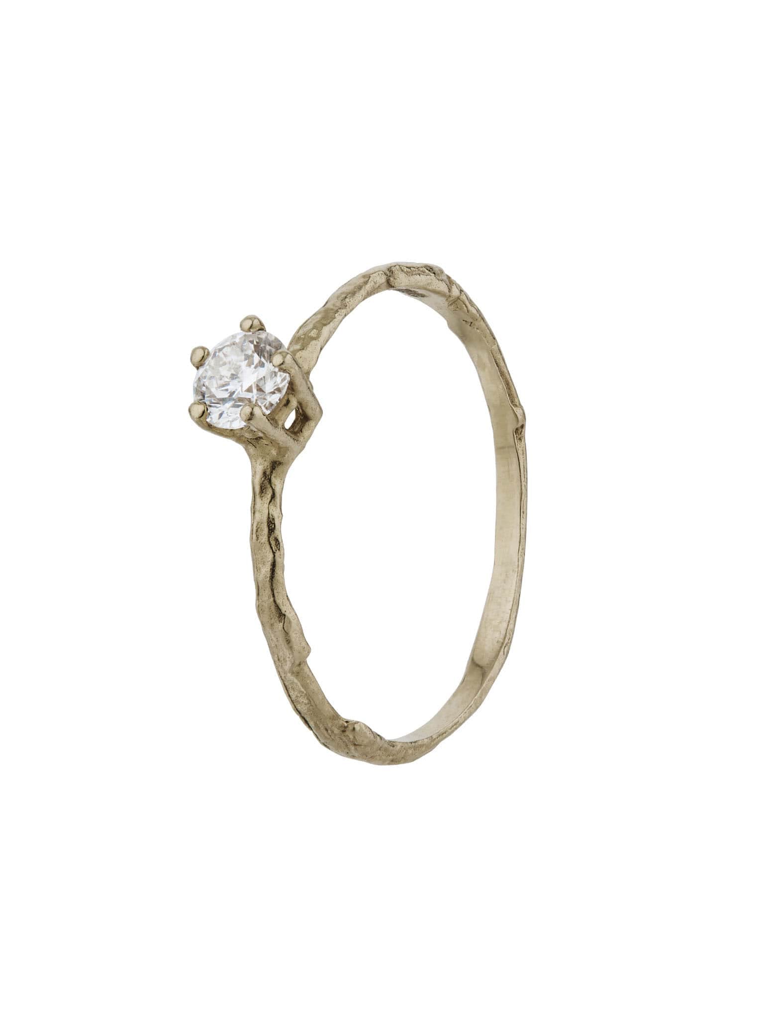4 mm Diamond Eyebright Ring - image 5 | 18ct white gold