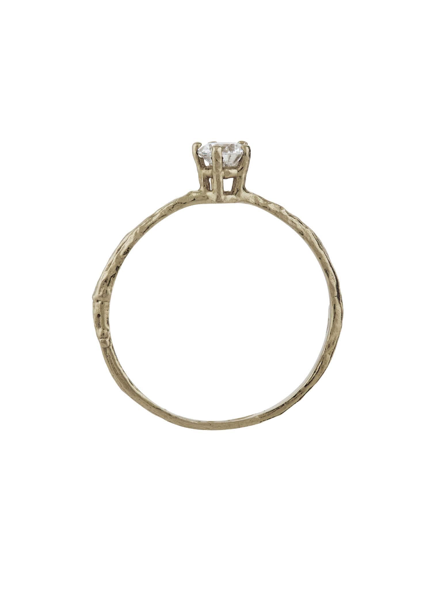 4 mm Diamond Eyebright Ring - image 7 | 18ct white gold