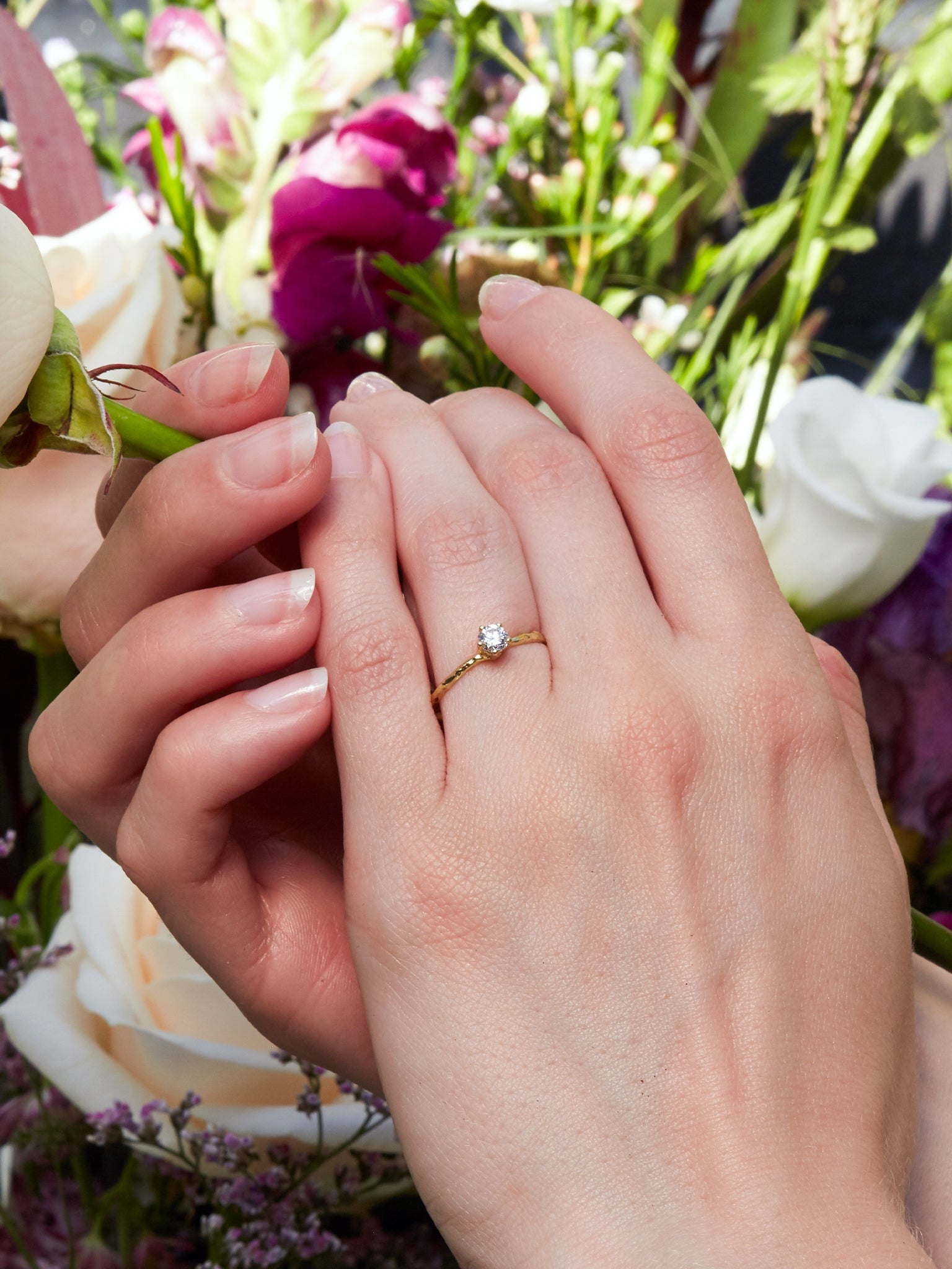 4 mm Diamond Eyebright Ring - image 2