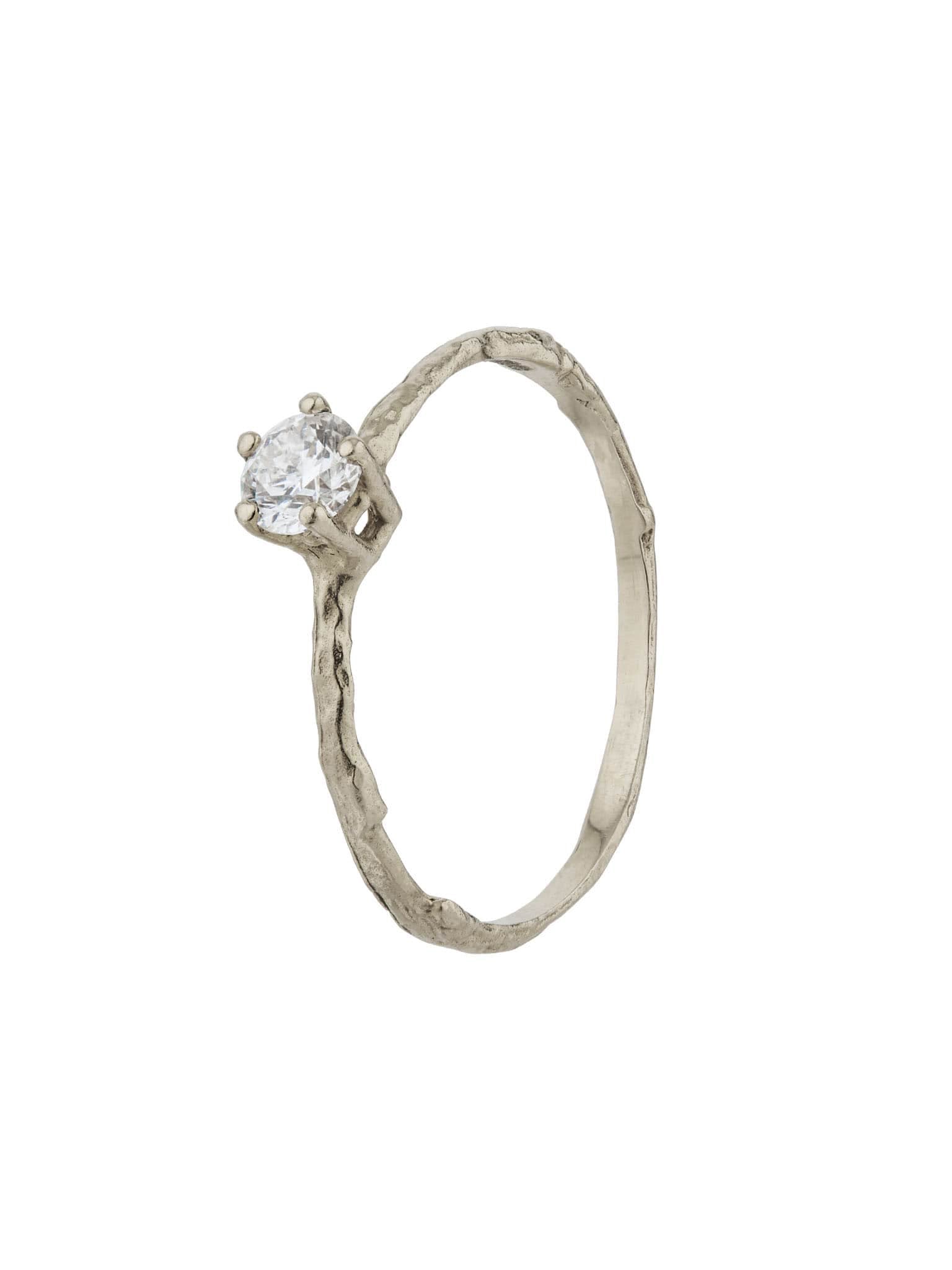 4 mm Diamond Eyebright Ring - image 11 | platinum