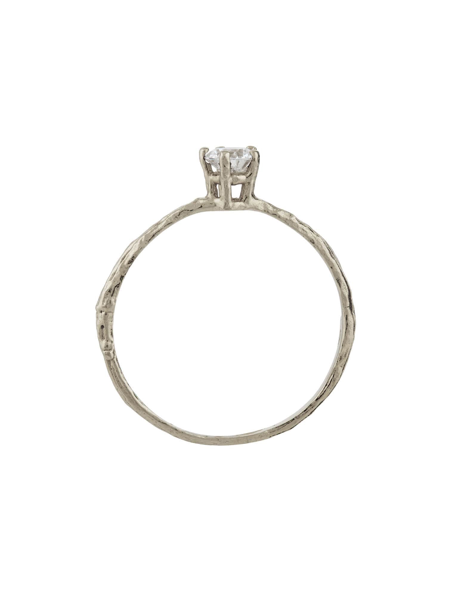4 mm Diamond Eyebright Ring - image 13 | platinum