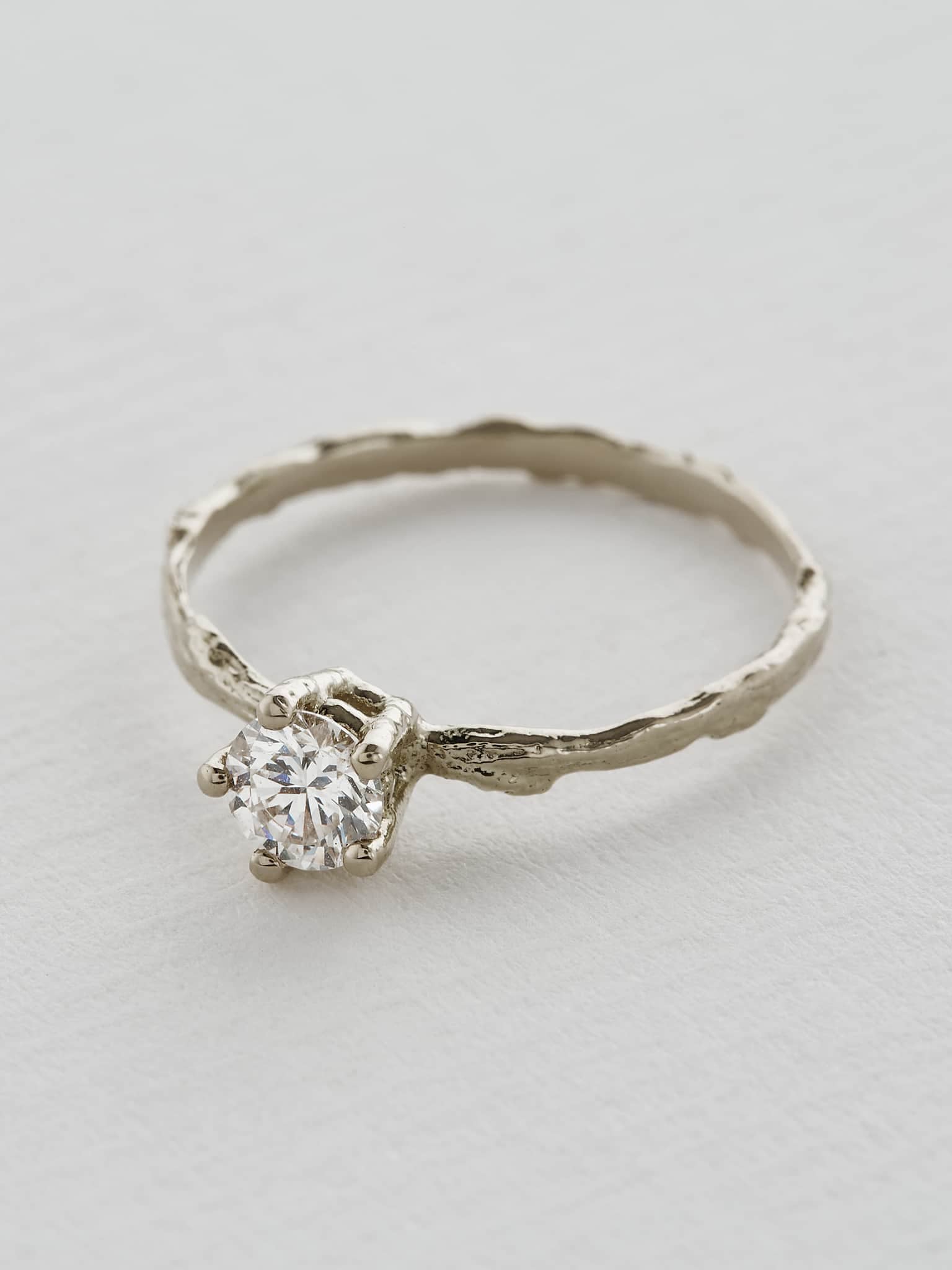 4.5 mm Diamond Eyebright Ring - image 6 | 18ct white gold