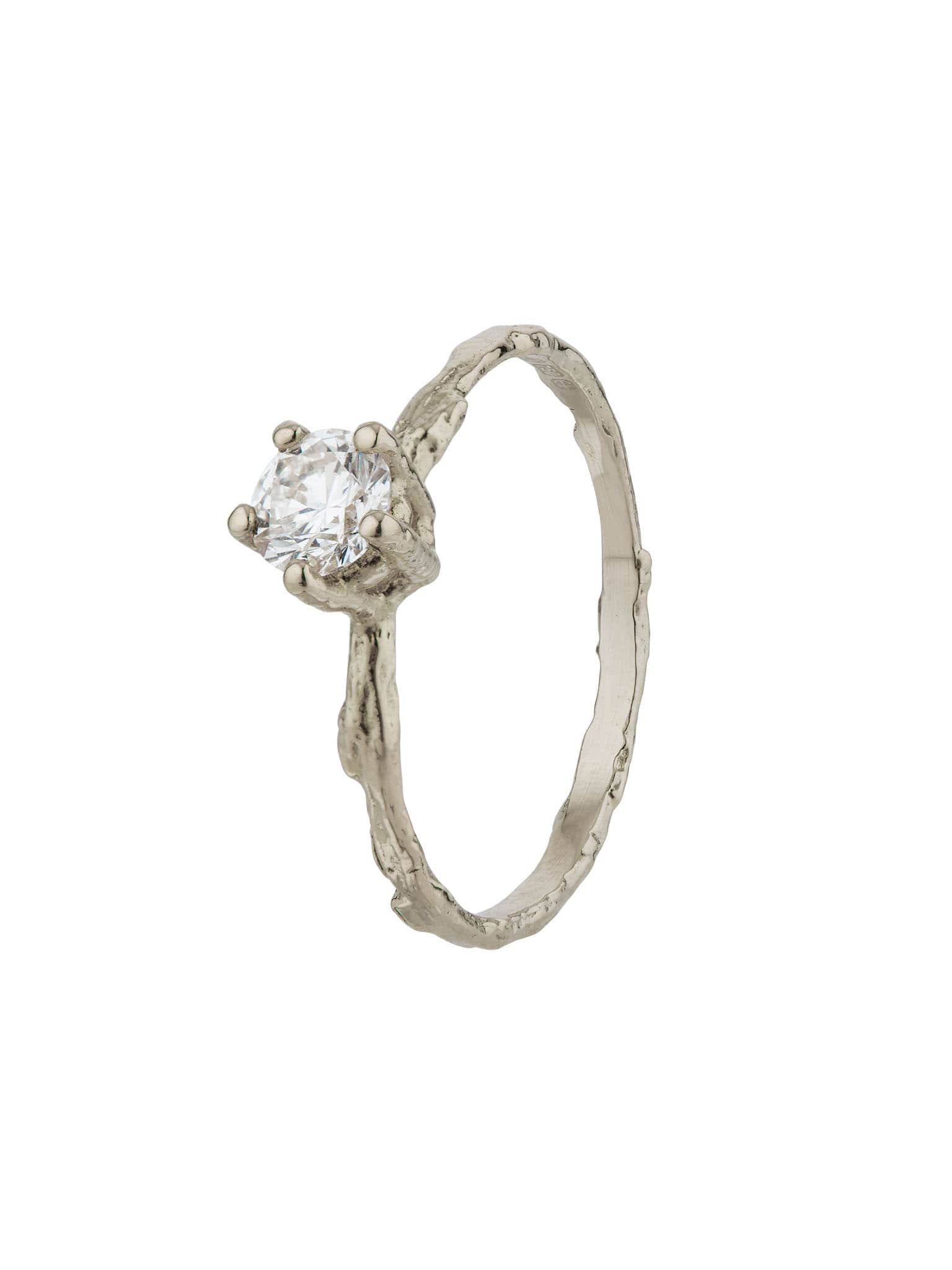 4.5 mm Diamond Eyebright Ring - image 11 | platinum