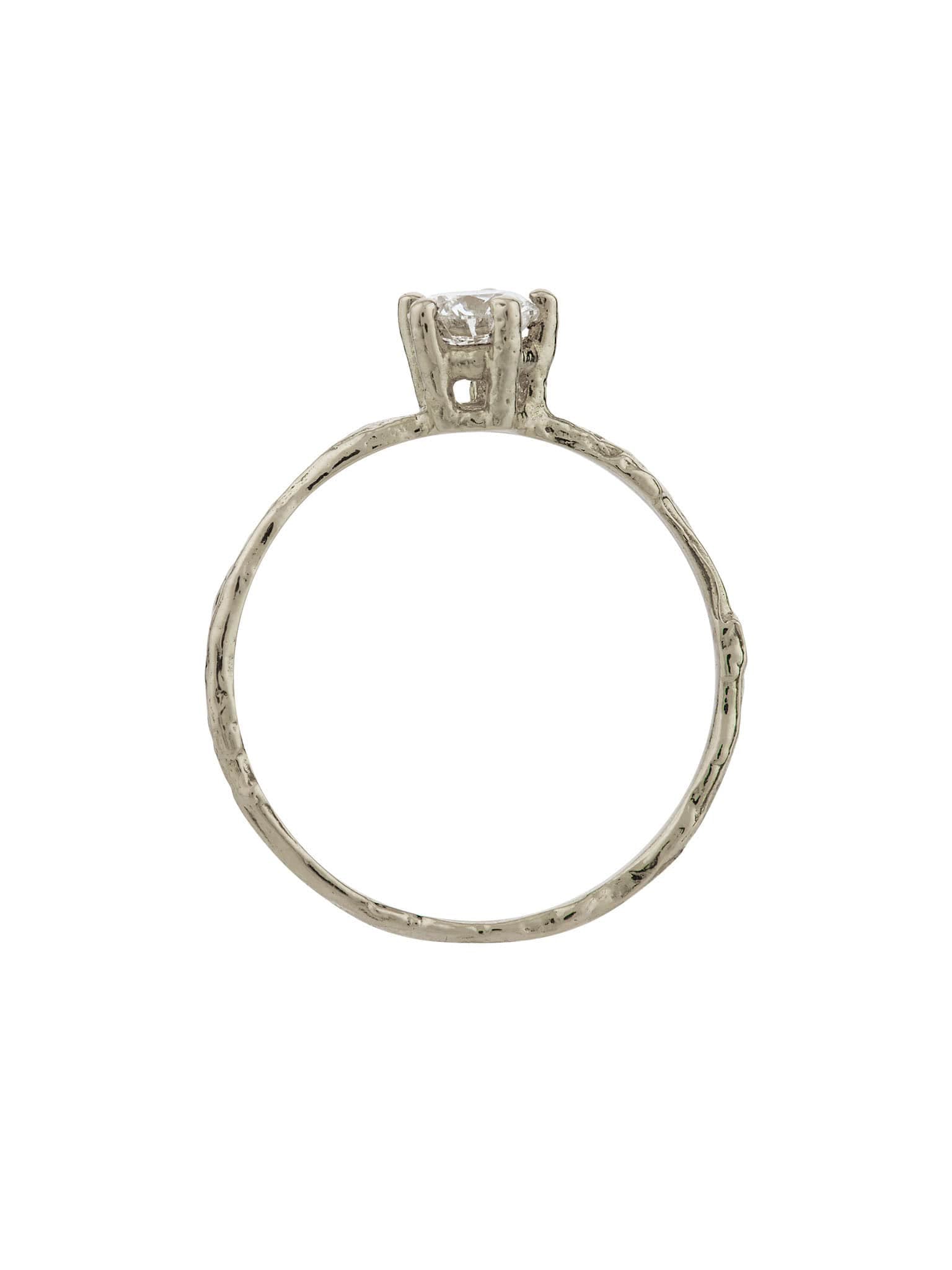 4.5 mm Diamond Eyebright Ring - image 13 | platinum