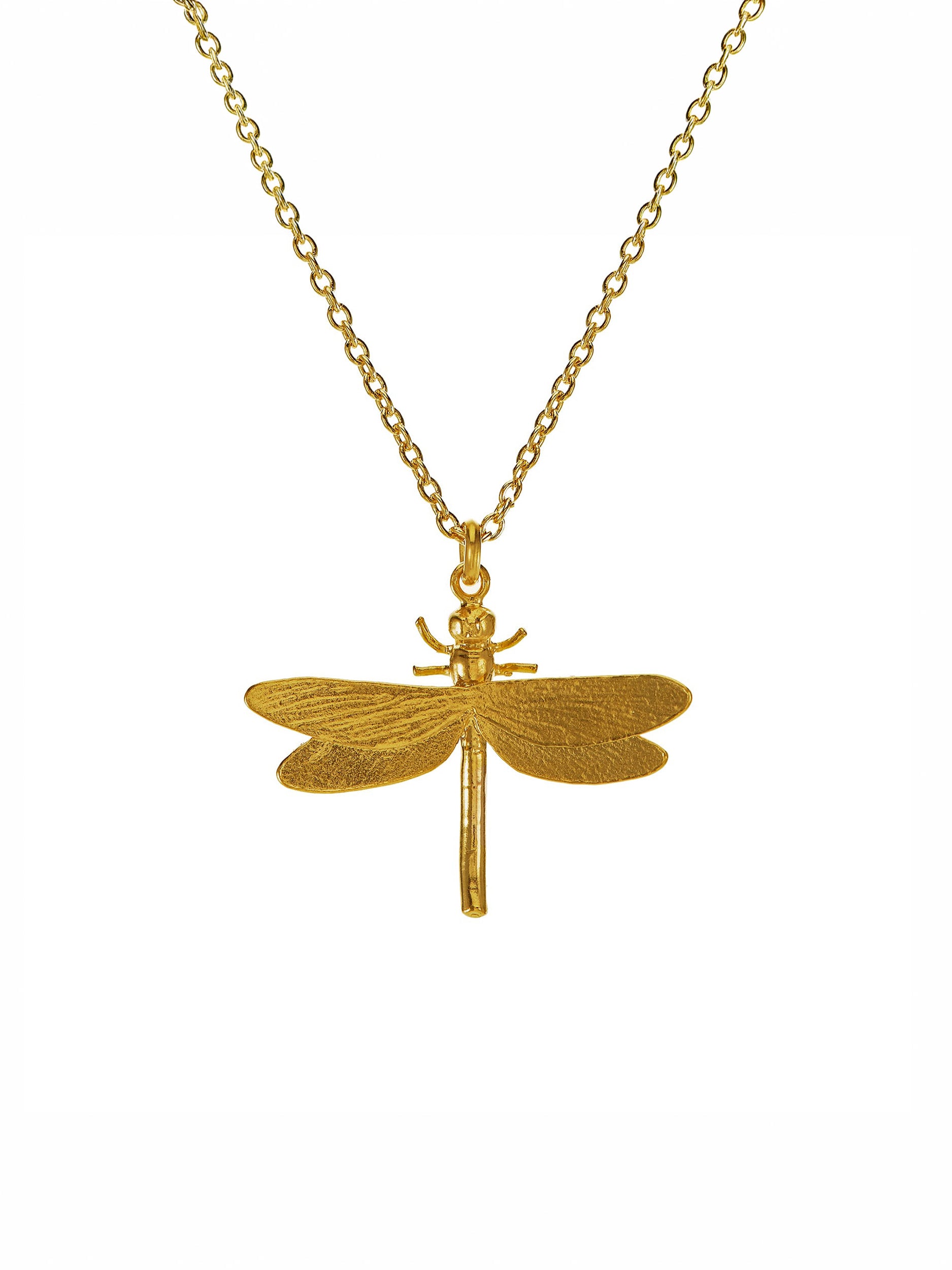 Dragonfly Necklace - image 1 | gold plate