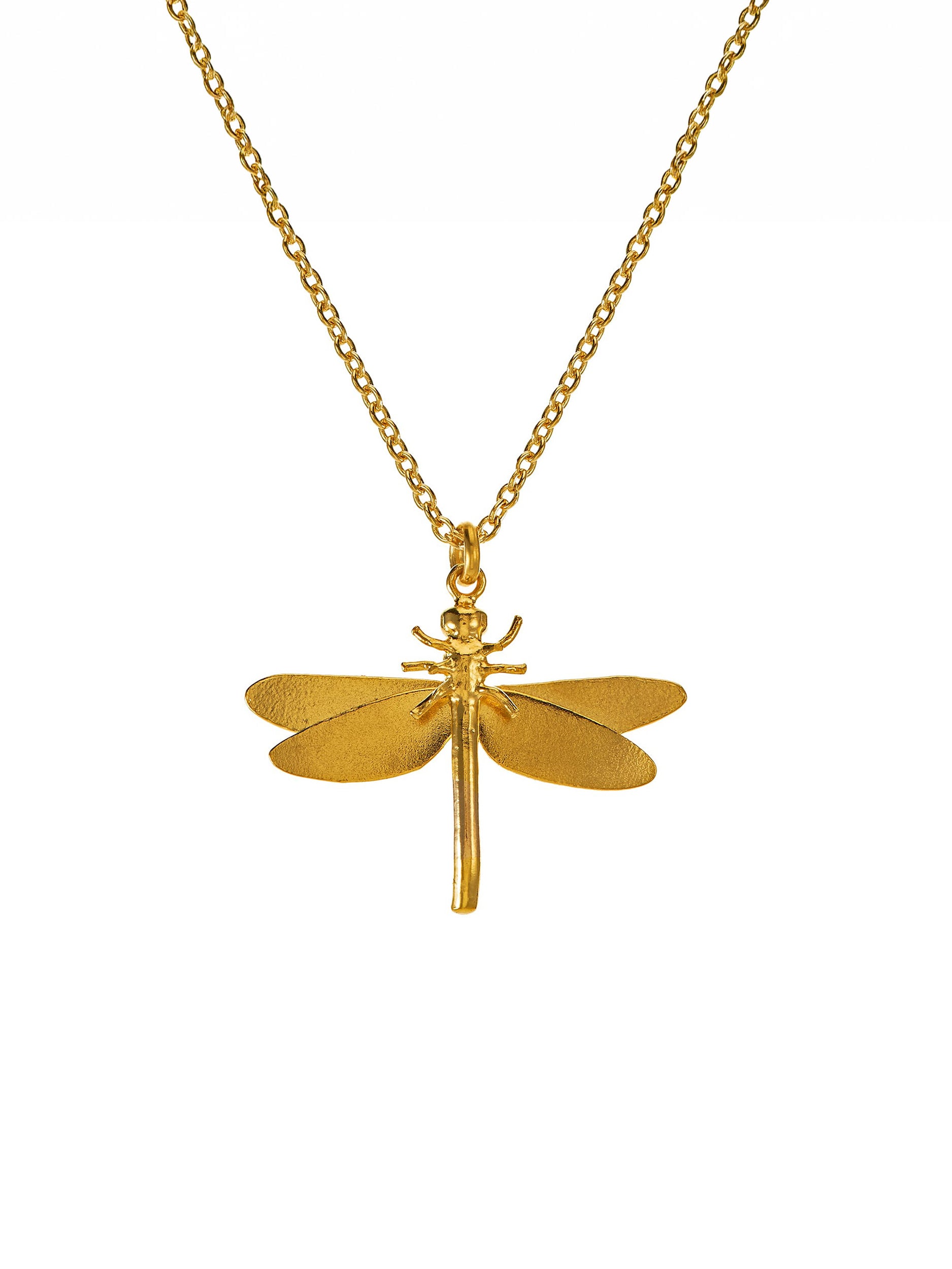 Dragonfly Necklace - image 6 | gold plate